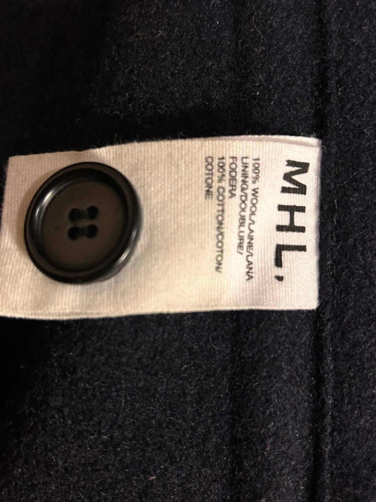 Margaret Howell FW15 MHL Melton Wool Military Hood Coat (fits bigger) Size US M / EU 48-50 / 2 - 8 Thumbnail