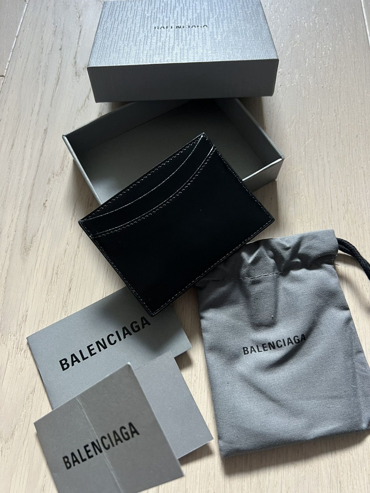Balenciaga B LOGO CARDHOLDER Size ONE SIZE - 2 Thumbnail