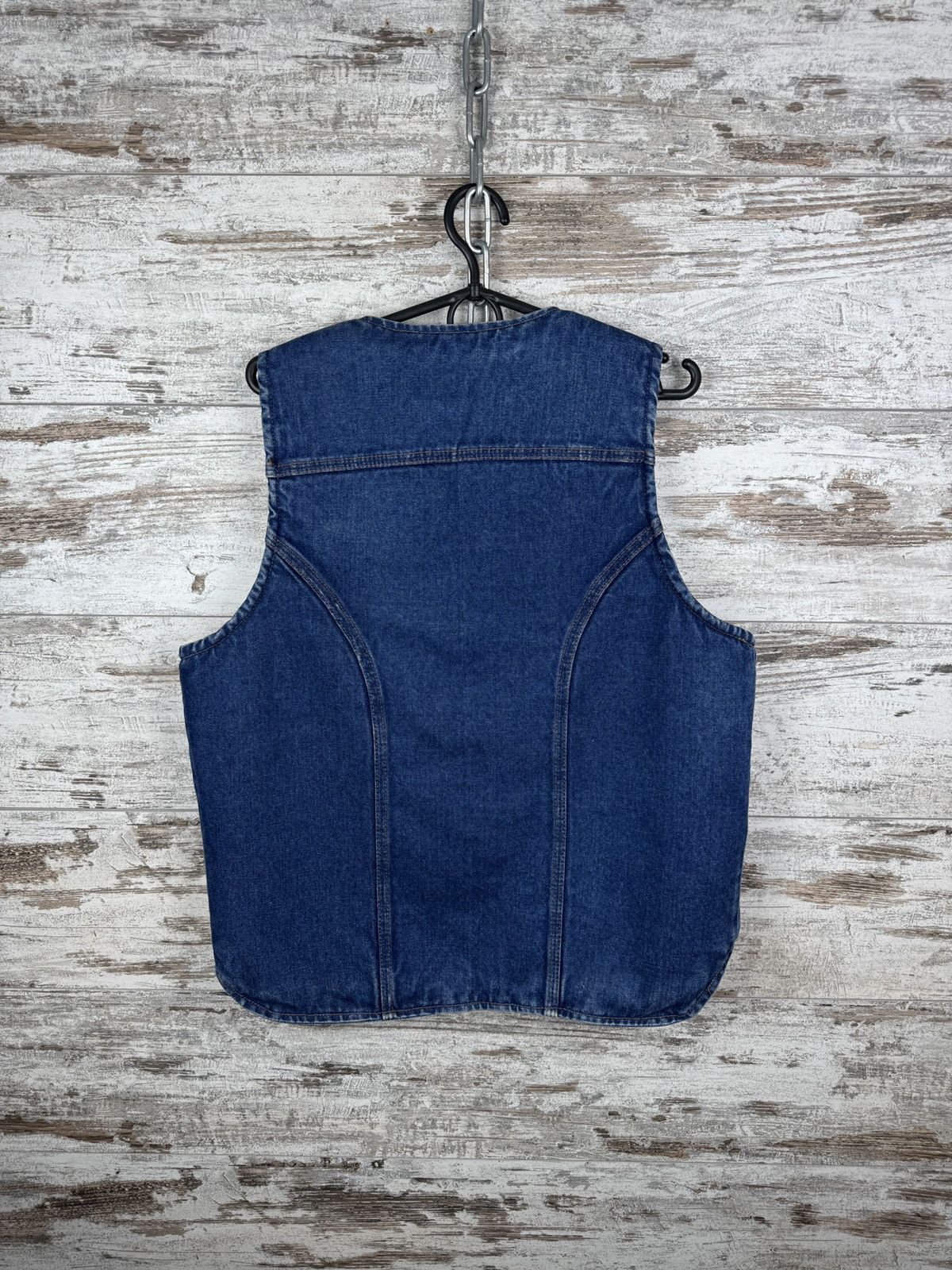 Wrangler Mens Vintage Wrangler Denim vest jeans Made in USA rare y2k Size US L / EU 52-54 / 3 - 11 Thumbnail