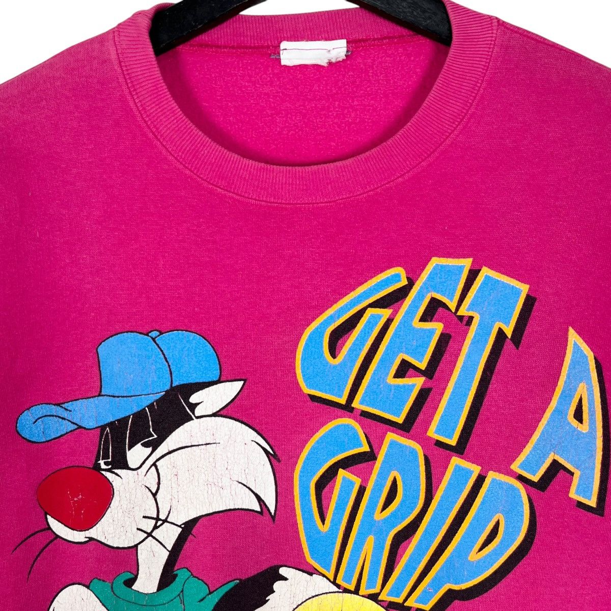 Cartoon Network × Vintage × Warner Bros Vintage 1996 Warner Bros Sylvester & Tweety Sweatshirt Size US S / EU 44-46 / 1 - 3 Thumbnail