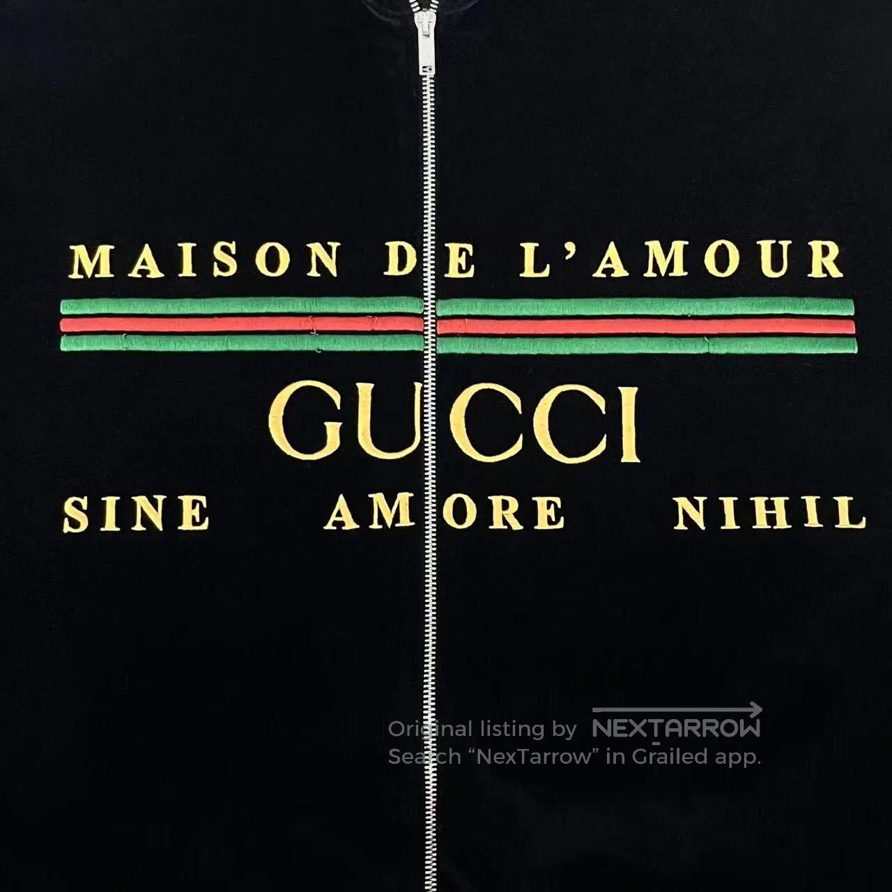 Gucci gucci black velvet zip. Size US XXL / EU 58 / 5 - 4 Thumbnail