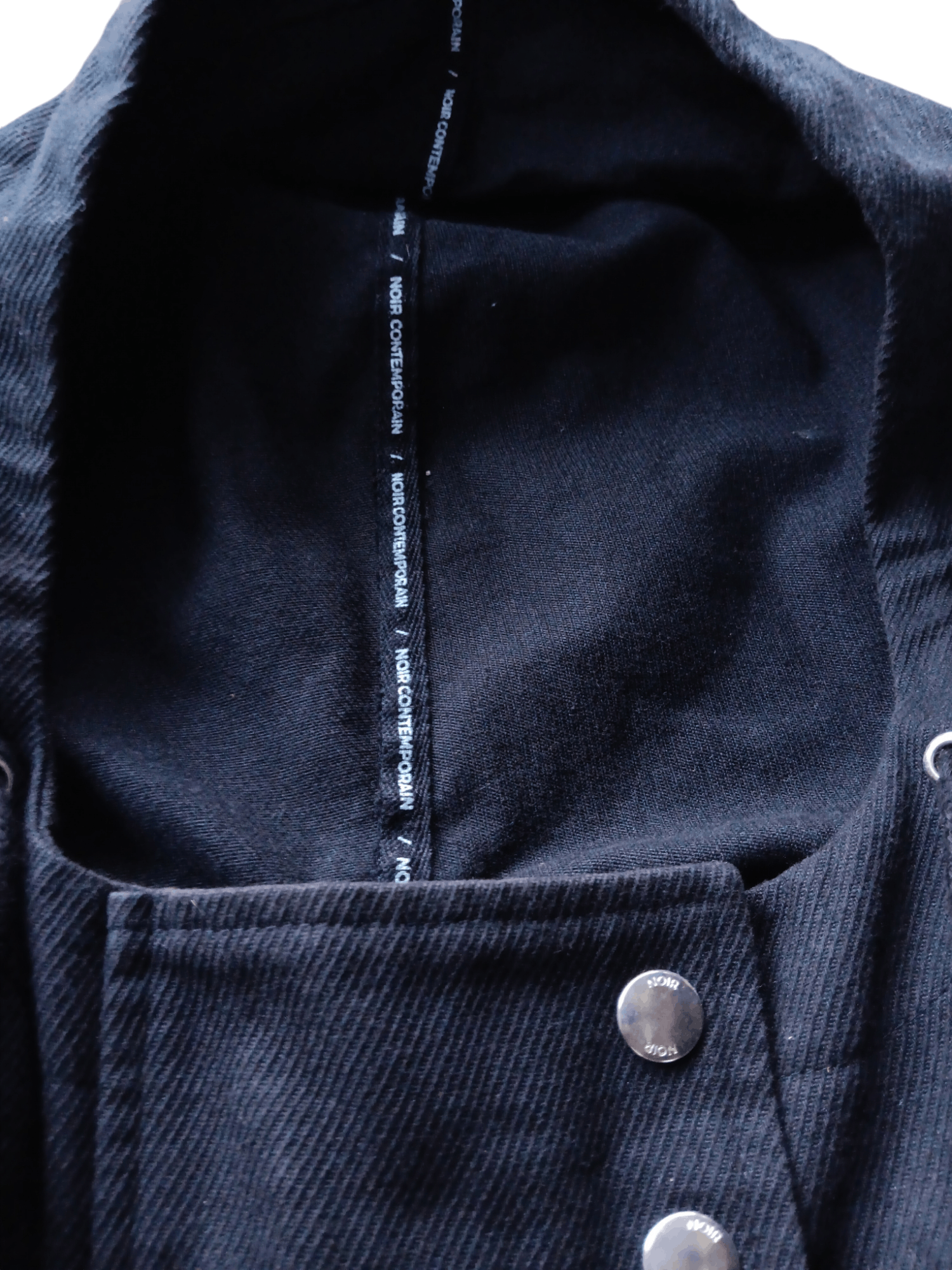 Japanese Brand 🙏24H DELETE🙏Noir contemporain hooded coat jacket Size US M / EU 48-50 / 2 - 7 Thumbnail