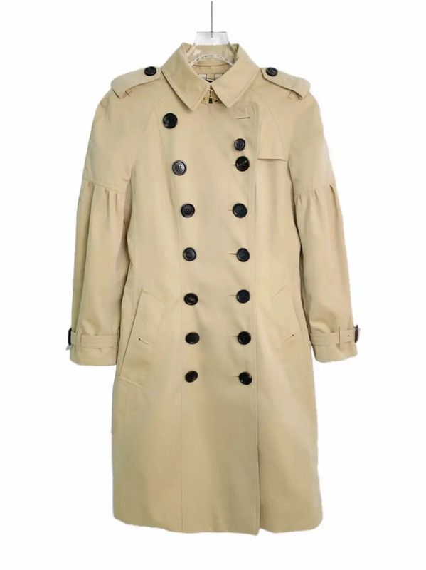 Burberry Burberry Beige Cotton Women's Trench Coat Size M / US 6-8 / IT 42-44 - 1 Thumbnail