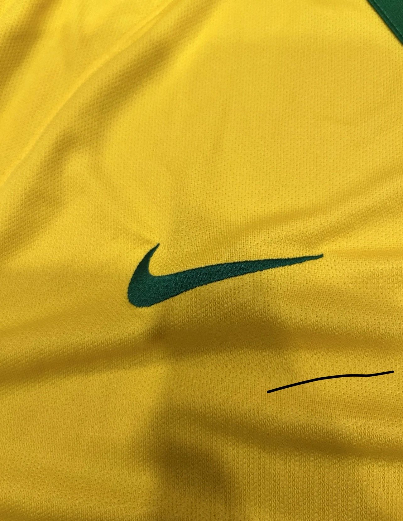 Nike × Vintage Nike Brazil 2014 Home Jersey | XL Size US XL / EU 56 / 4 - 4 Thumbnail