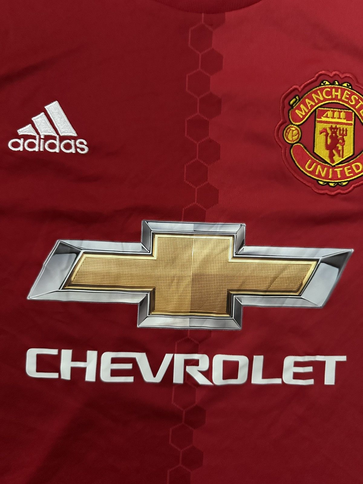 Adidas Adidas Manchester United 2016-2017 Home Jersey vintage bloke Size US S / EU 44-46 / 1 - 4 Thumbnail