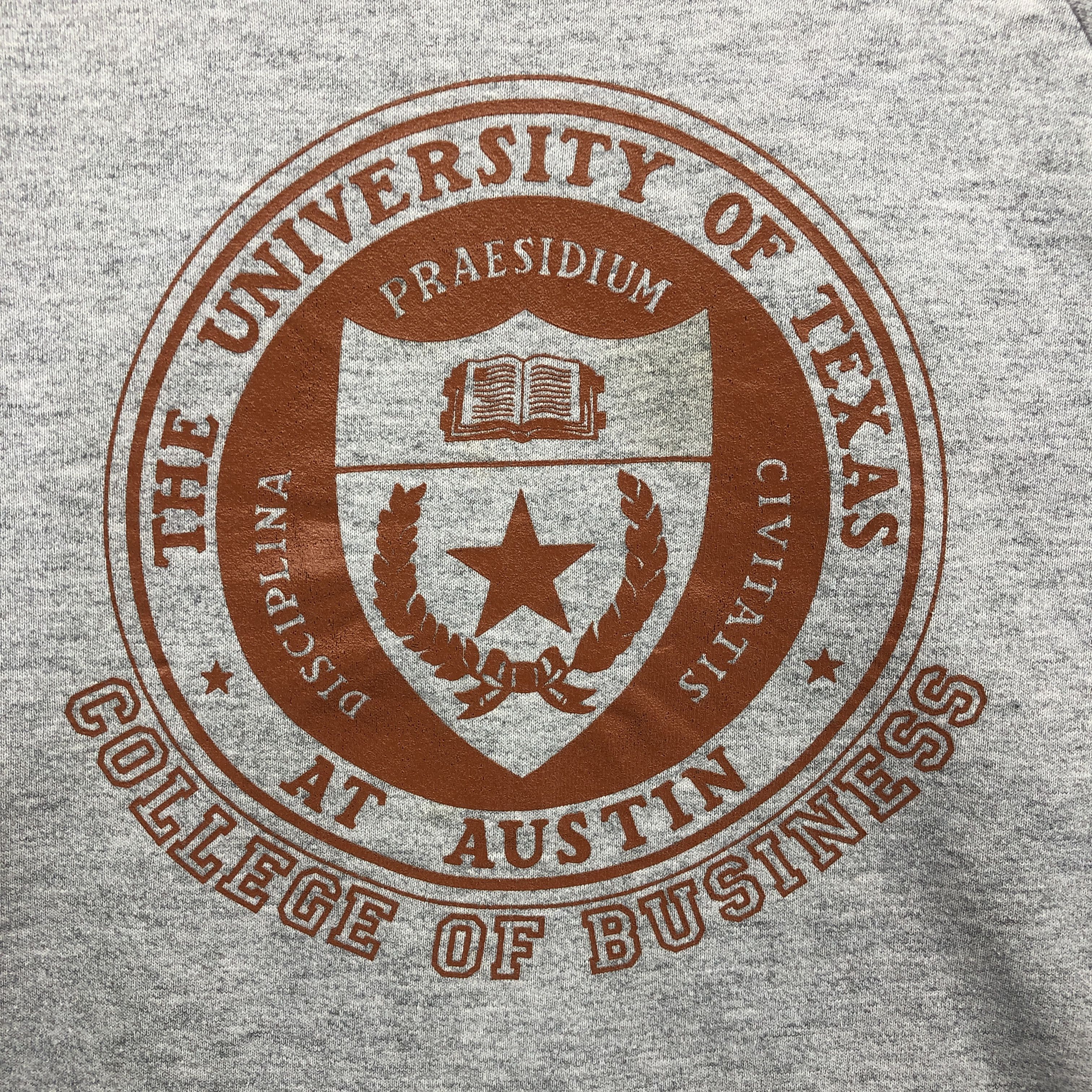 Fruit Of The Loom Vintage Univ of Texas Austin Sweater Sweatshirt Jumper Size US S / EU 44-46 / 1 - 3 Thumbnail