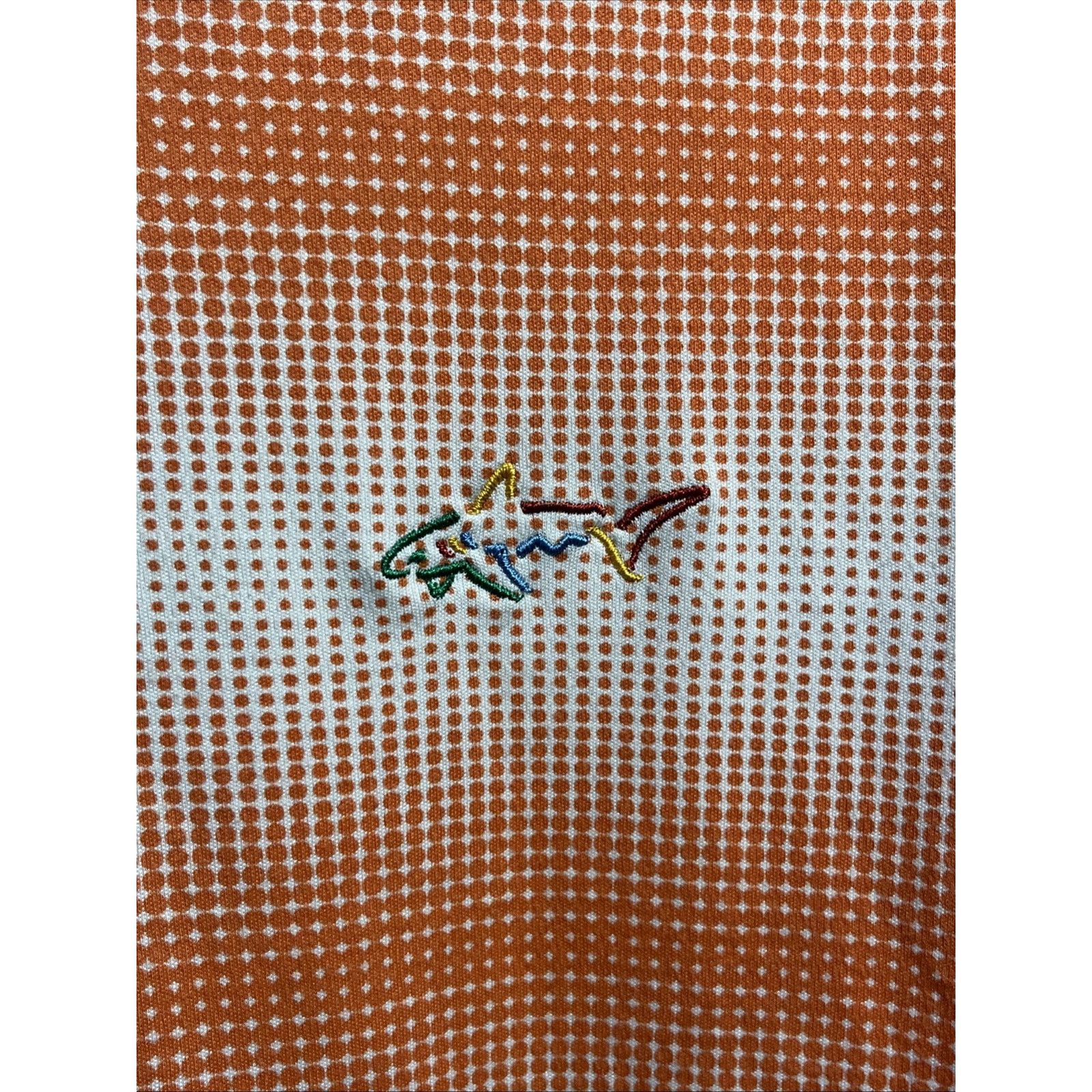 Greg Norman Greg Norman XL Polo Polyester Pima Cotton Blend White Orange Size US XL / EU 56 / 4 - 4 Thumbnail