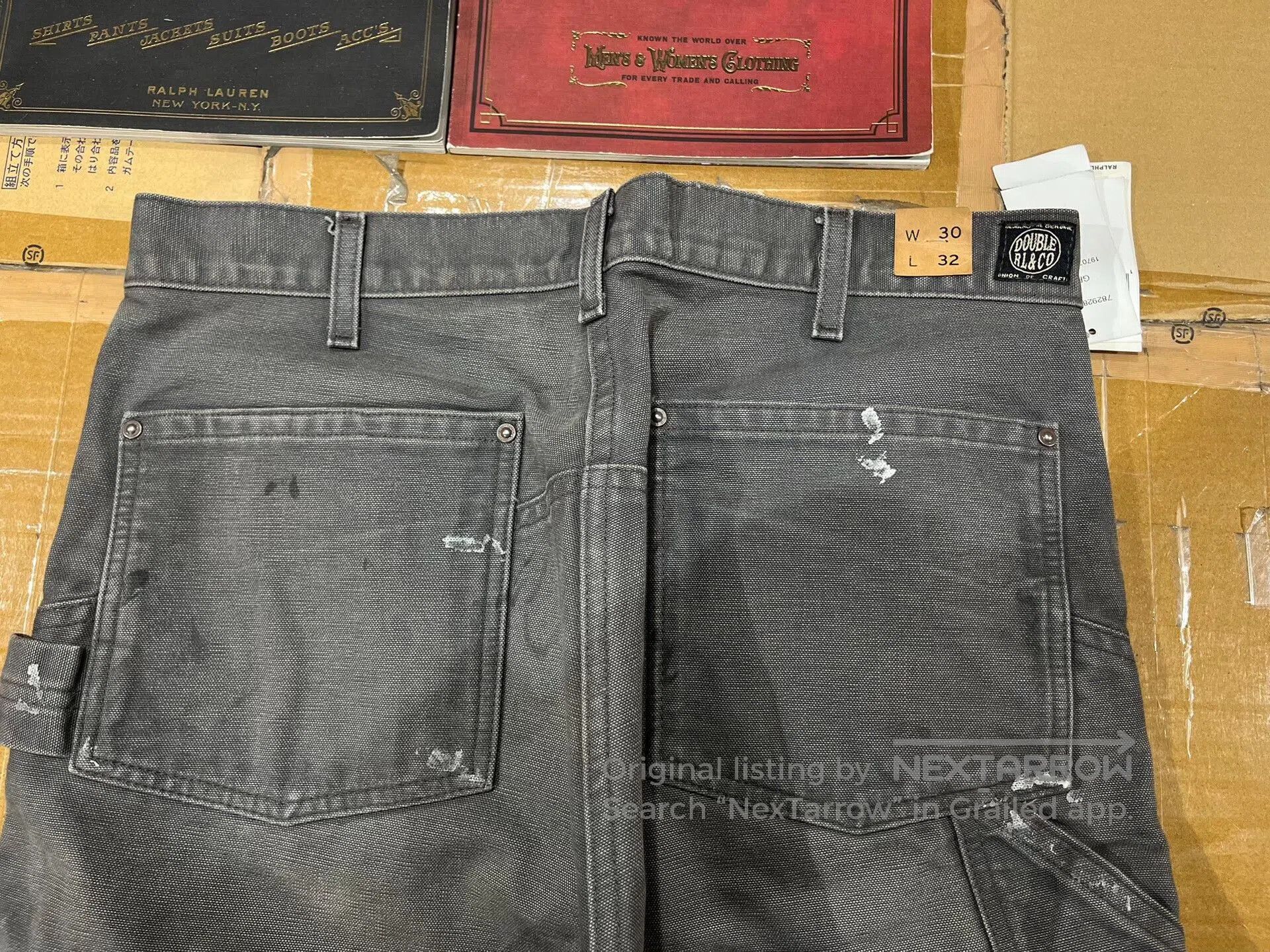 RRL Ralph Lauren RRL Distressed Work Pants. Size US 30 / EU 46 - 8 Thumbnail