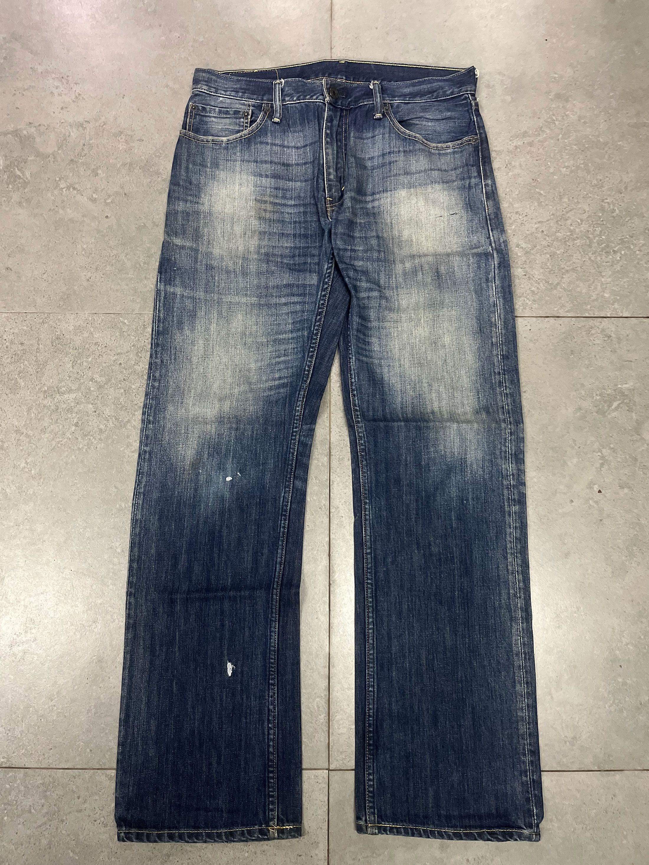 Levi's Levis 505 Regular Fit Washed Faded Size US 34 / EU 50 - 1 Thumbnail