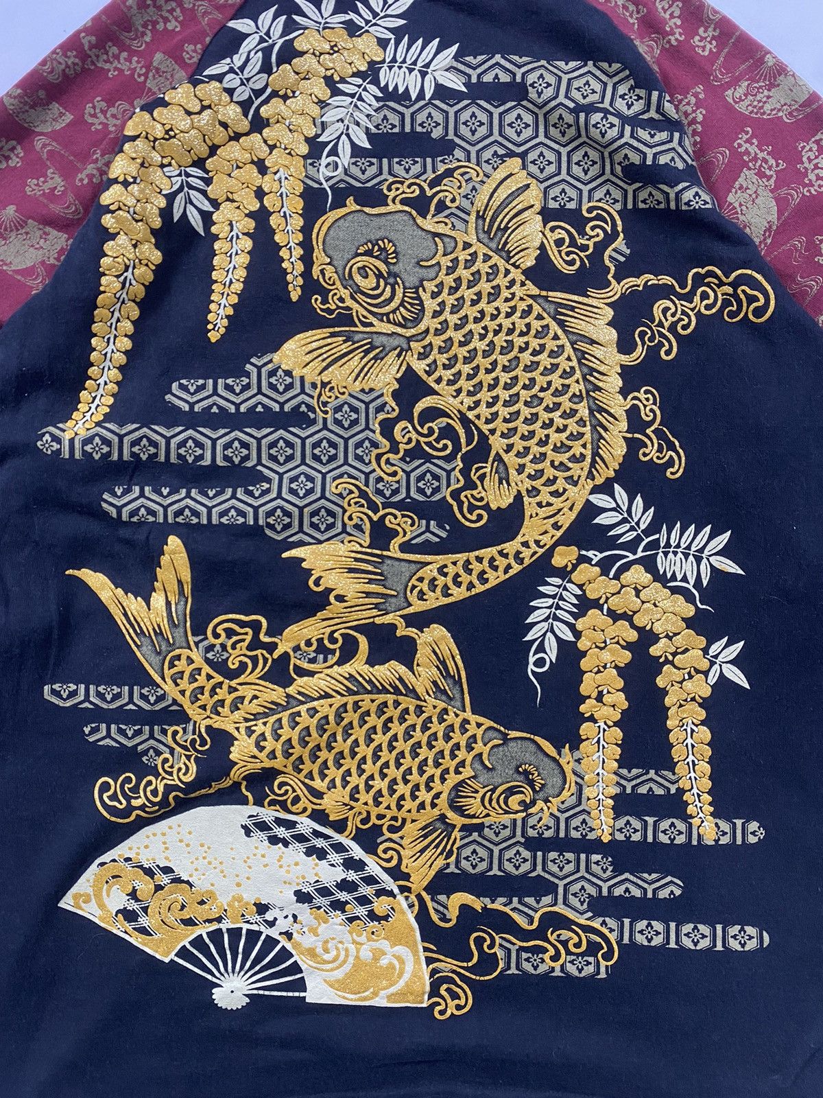 Japanese Brand Japanese Sukajan Koi Fish DBLD full Print tee Size US L / EU 52-54 / 3 - 8 Thumbnail