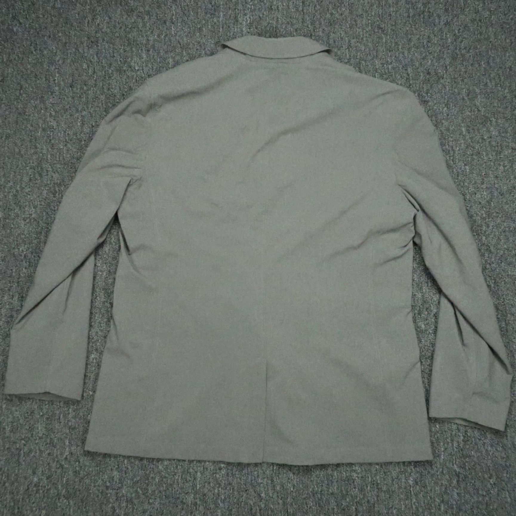 Eddie Bauer VINTAGE Eddie Bauer Men's Jacket 46 Gray Softshell Travel Blazer Casual Business Winter Fall Year-round Size 46R - 7 Thumbnail