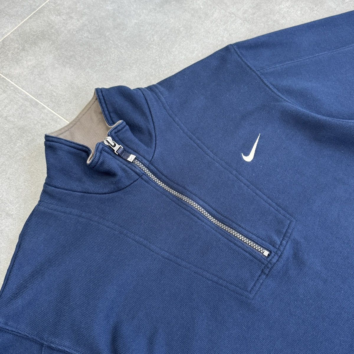 Nike Vintage Nike 1/3 Zip Pullover Sweatshirt Embroidered Logo Size US S / EU 44-46 / 1 - 9 Thumbnail