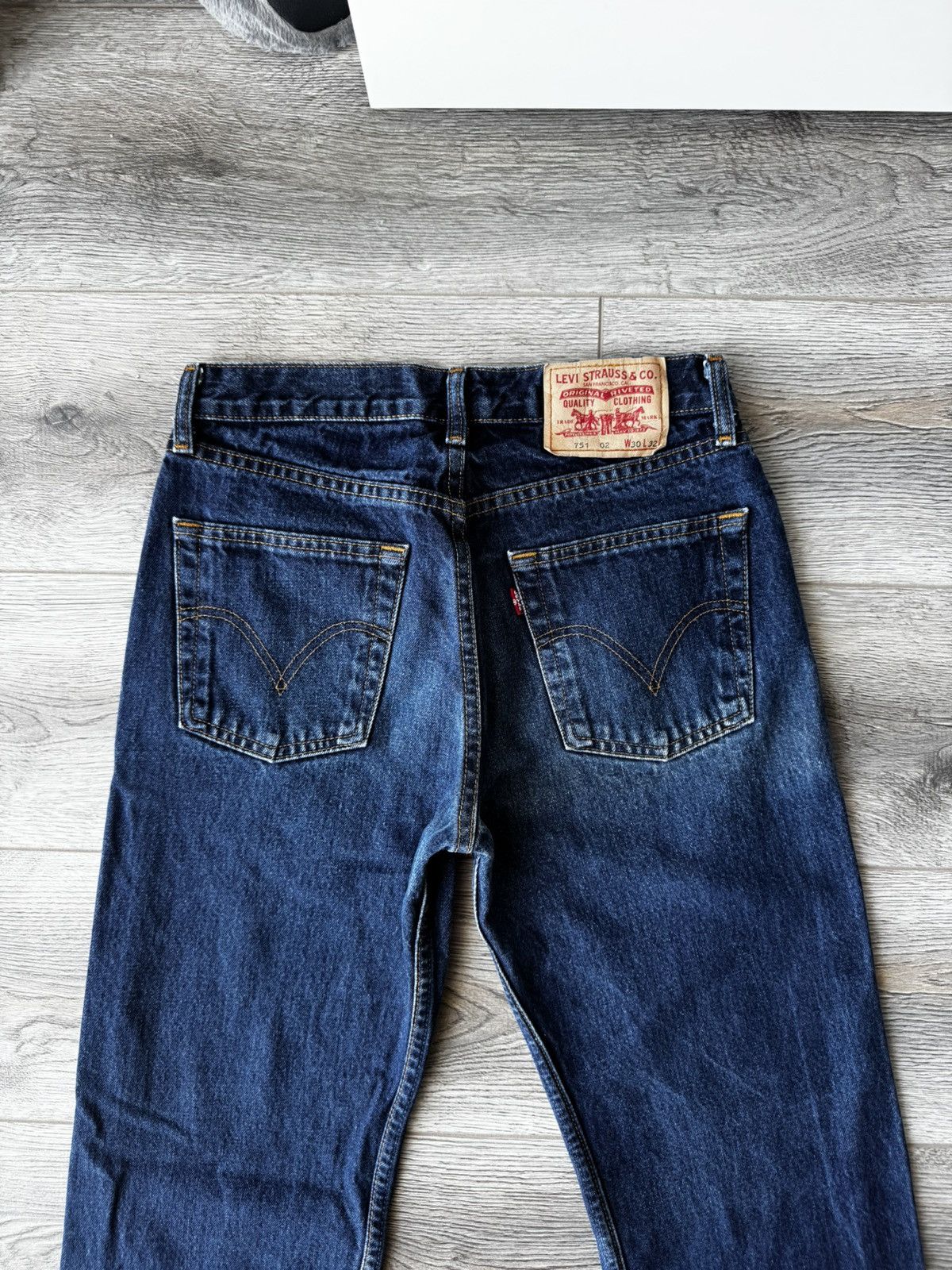 Levi's Vintage Levis 751 Straight Fit Men's Jeans Size US 30 / EU 46 - 2 Thumbnail