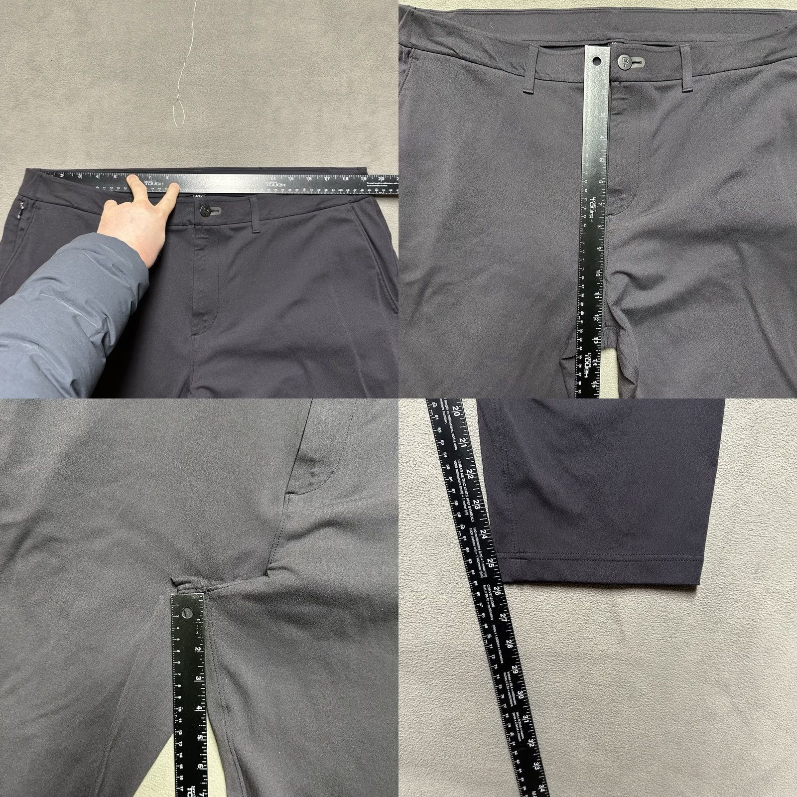 Vintage Public Rec Pants Men 40x28 Black All Day Every Day Performance Stretch Pants Size US 40 / EU 56 - 9 Thumbnail