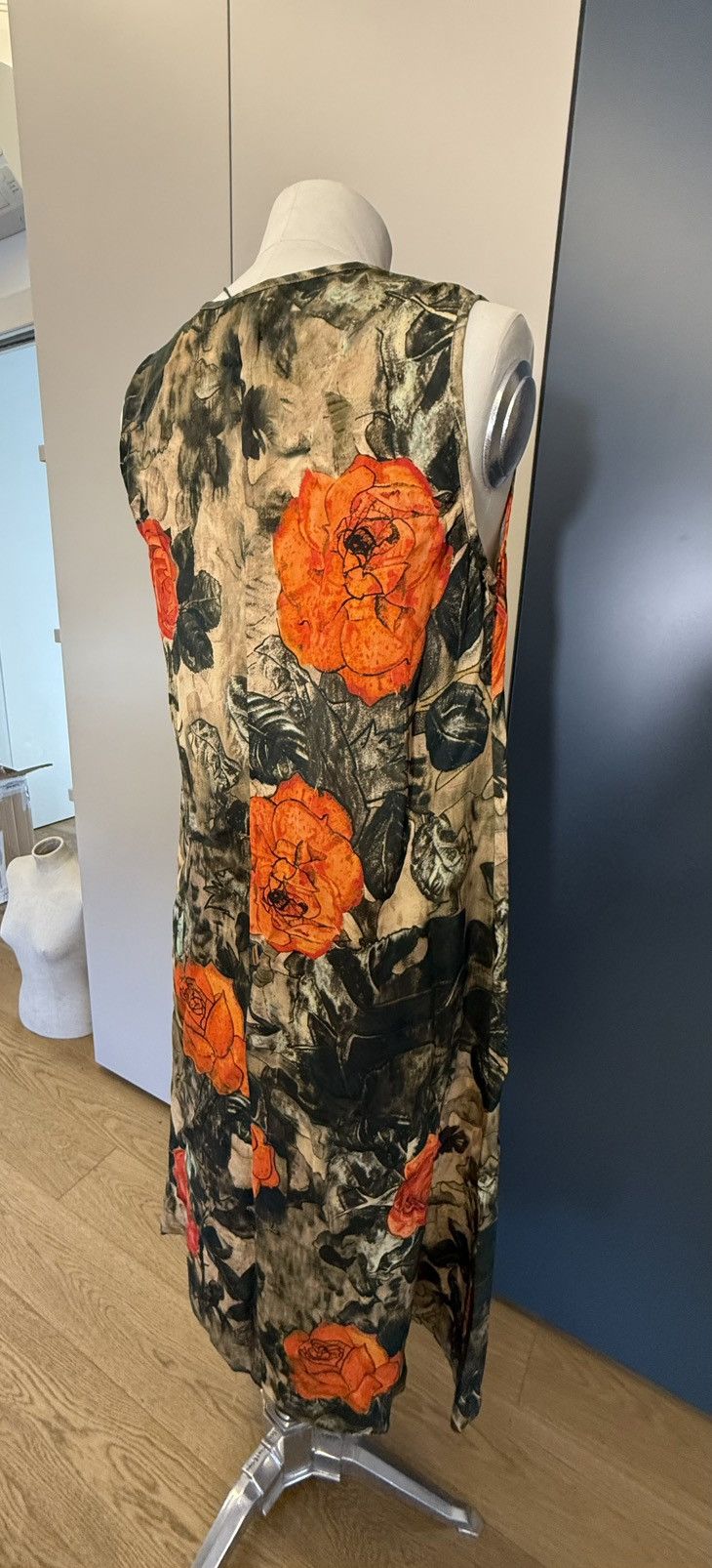R13 R13 Sleeveless Midi - Camo Rose Size M / US 6-8 / IT 42-44 - 12 Thumbnail