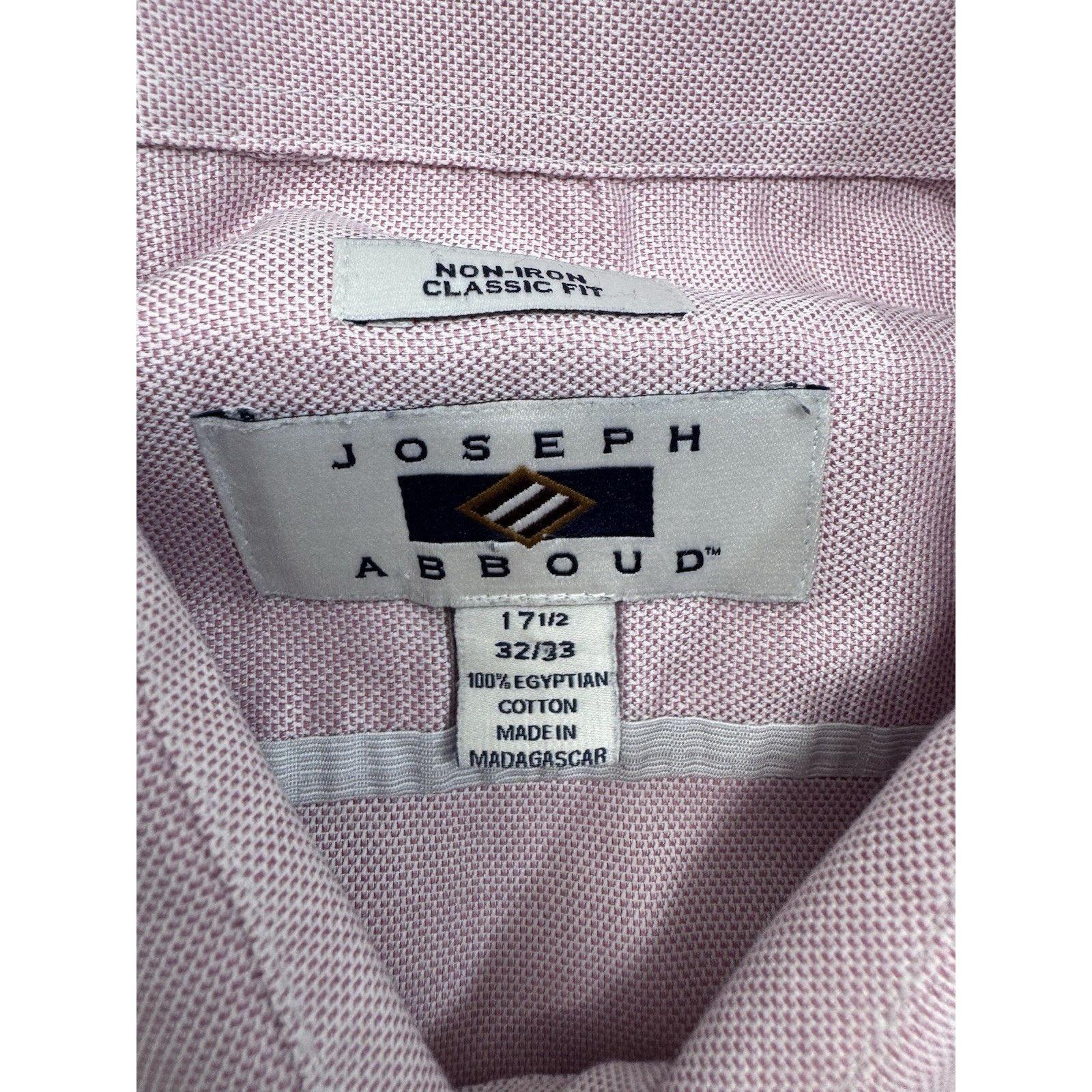 Joseph Abboud Joseph Abboud Button Up Shirt Mens 17.5 Lavender Egyptian Size US L / EU 52-54 / 3 - 7 Thumbnail