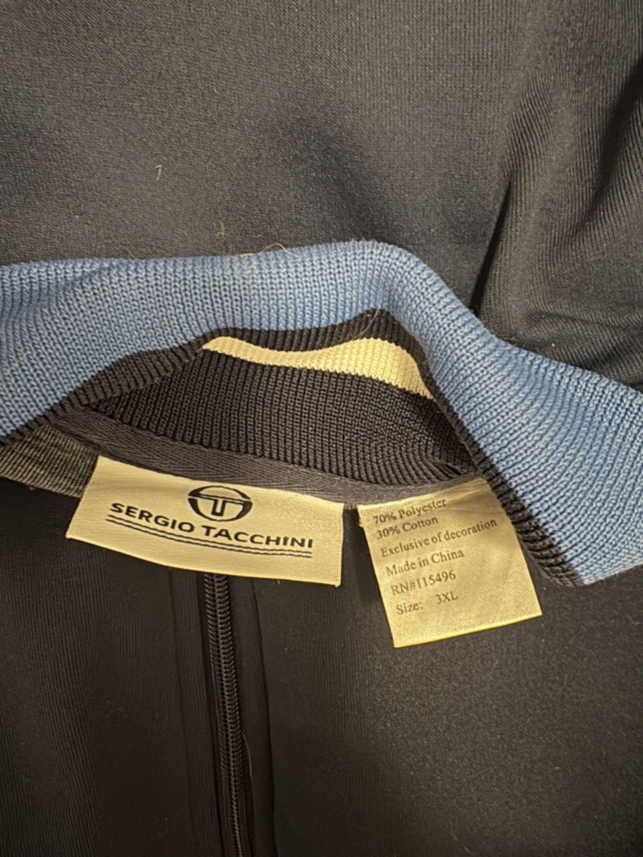 Sergio Tacchini Vintage Sergio Tacchini Men Track Jacket Size 3 XL Full Zip Size US XXL / EU 58 / 5 - 5 Thumbnail