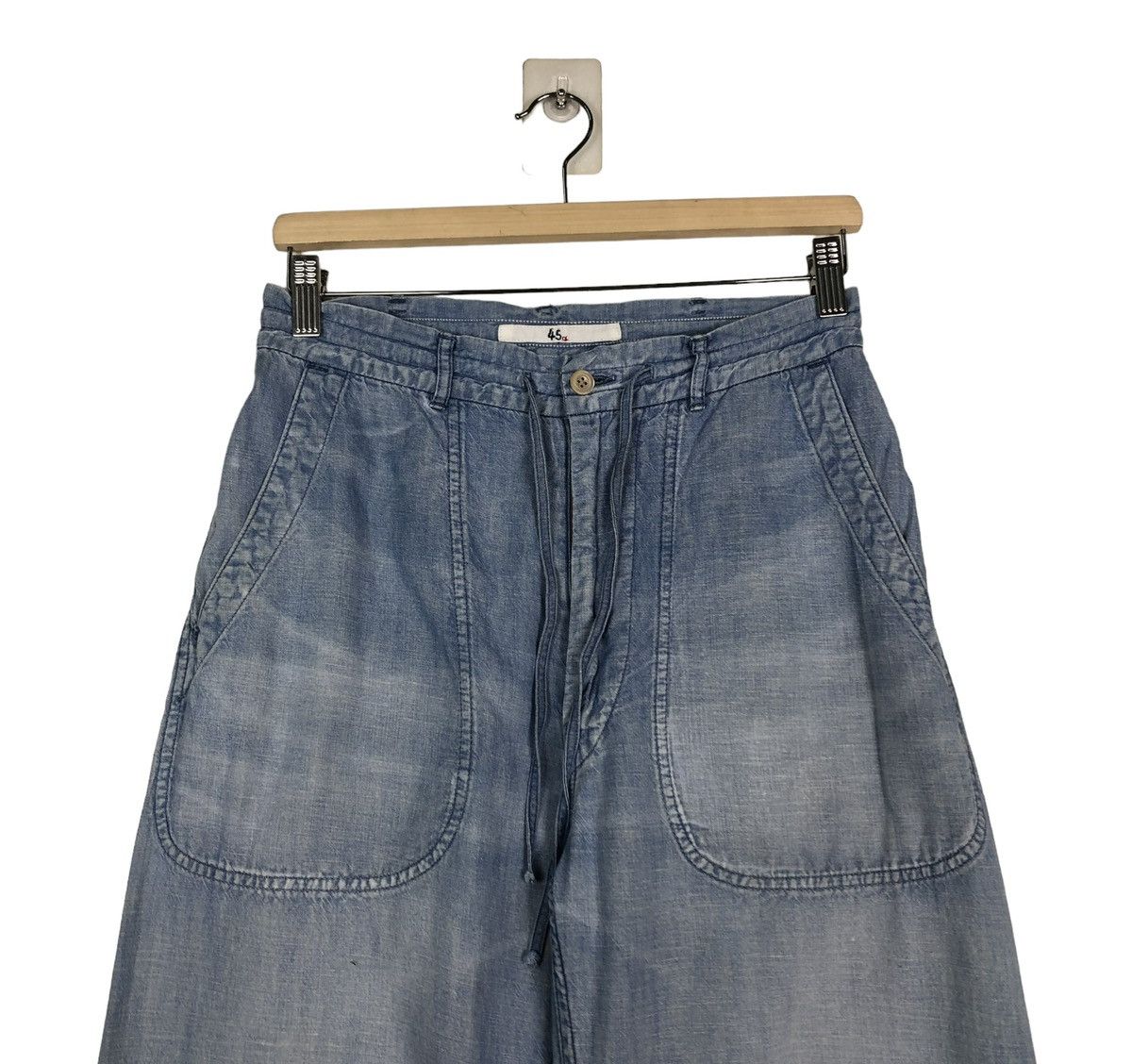 45rpm 🔥VINTAGE BAGGY LOOSE DENIM JEANS 45RPM JAPAN MADE Size US 28 / EU 44 - 3 Thumbnail