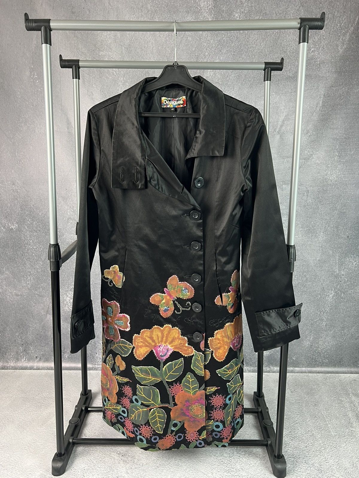 Desigual Desigual luxury multicolour coat Size S / US 4 / IT 40 - 1 Thumbnail