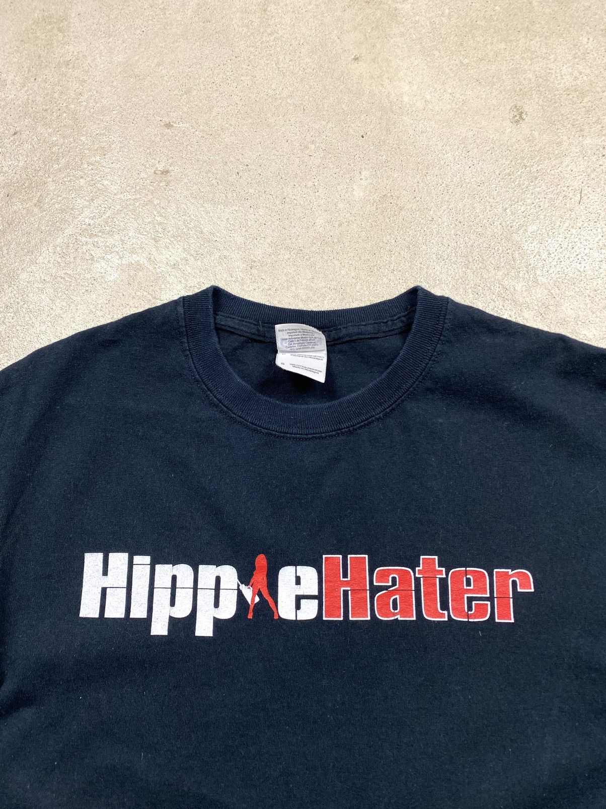 Vintage Y2K 2000’s Vintage Hippie Hater Sexy Girl T Shirt Size US S / EU 44-46 / 1 - 2 Thumbnail