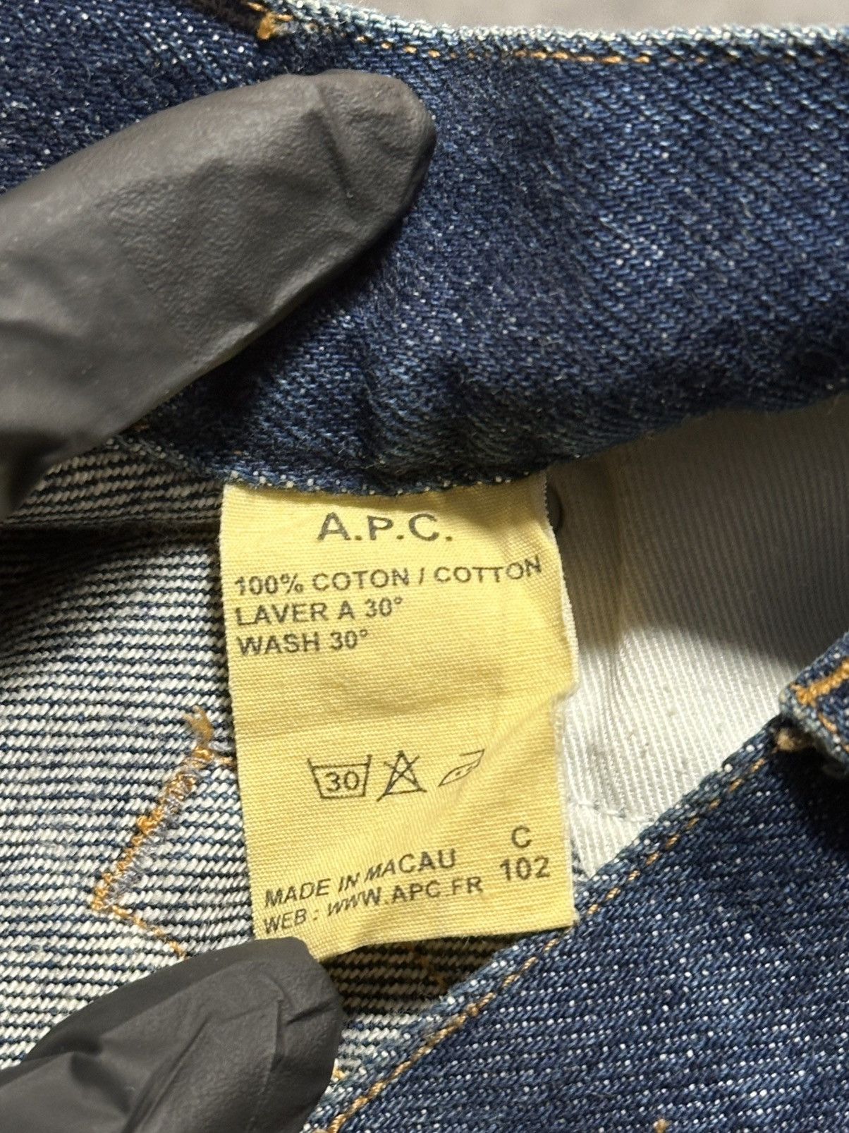 A.P.C. A.P.C. blue selvedge denim jeans. Size US 33 - 16 Thumbnail