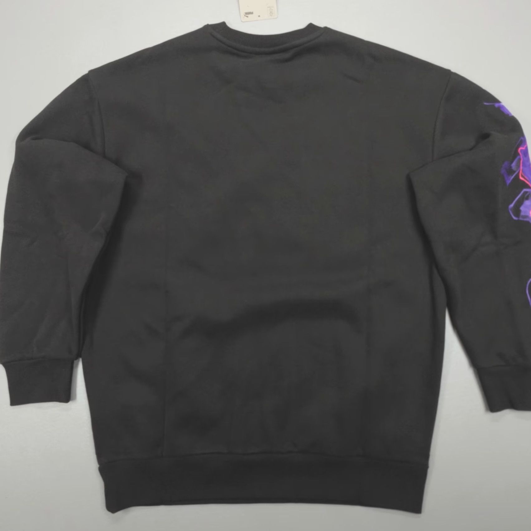 Puma PUMA Sweatshirt Crewneck Pullover Graphic Print F1 Neon Energy Men's M Black Shirts Size US M / EU 48-50 / 2 - 7 Thumbnail