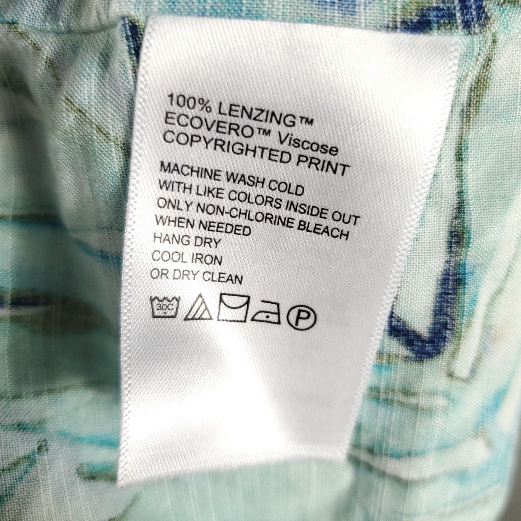 Tommy Bahama Tommy Bahama Shirt Mens Large Blue Viscose Hawaiian Button Up Short Sleeve Size US L / EU 52-54 / 3 - 7 Thumbnail