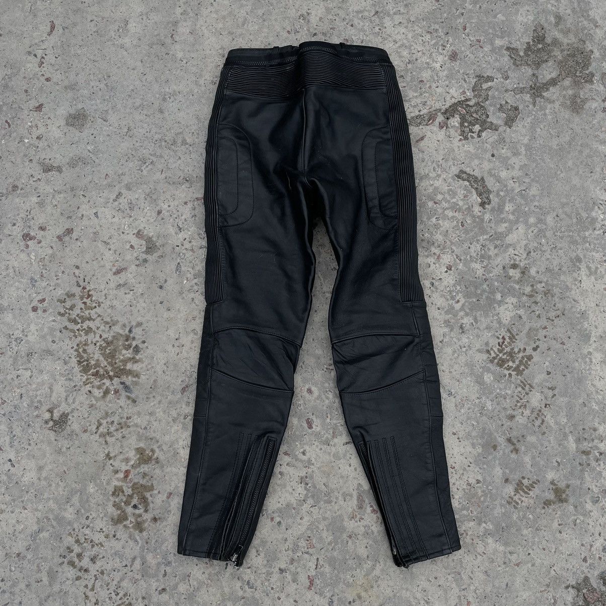 Vintage Vintage Moto Pants 31 Real Leather Y2K 90s USA Style Size US 31 - 2 Thumbnail
