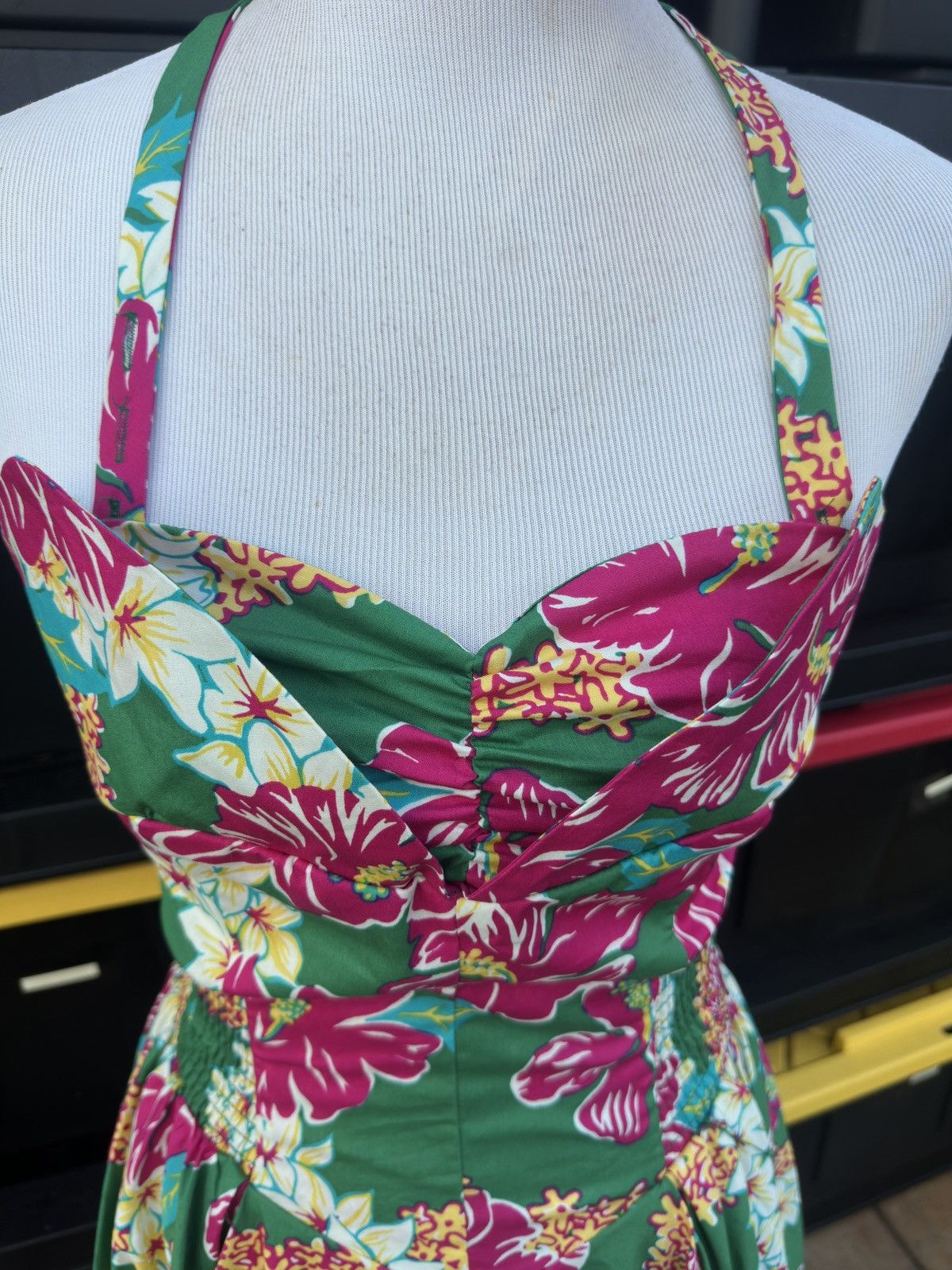 Other Alfred Shaheen x Unique Vintage Hibiscus Women's M 6-8 Size M / US 6-8 / IT 42-44 - 5 Thumbnail