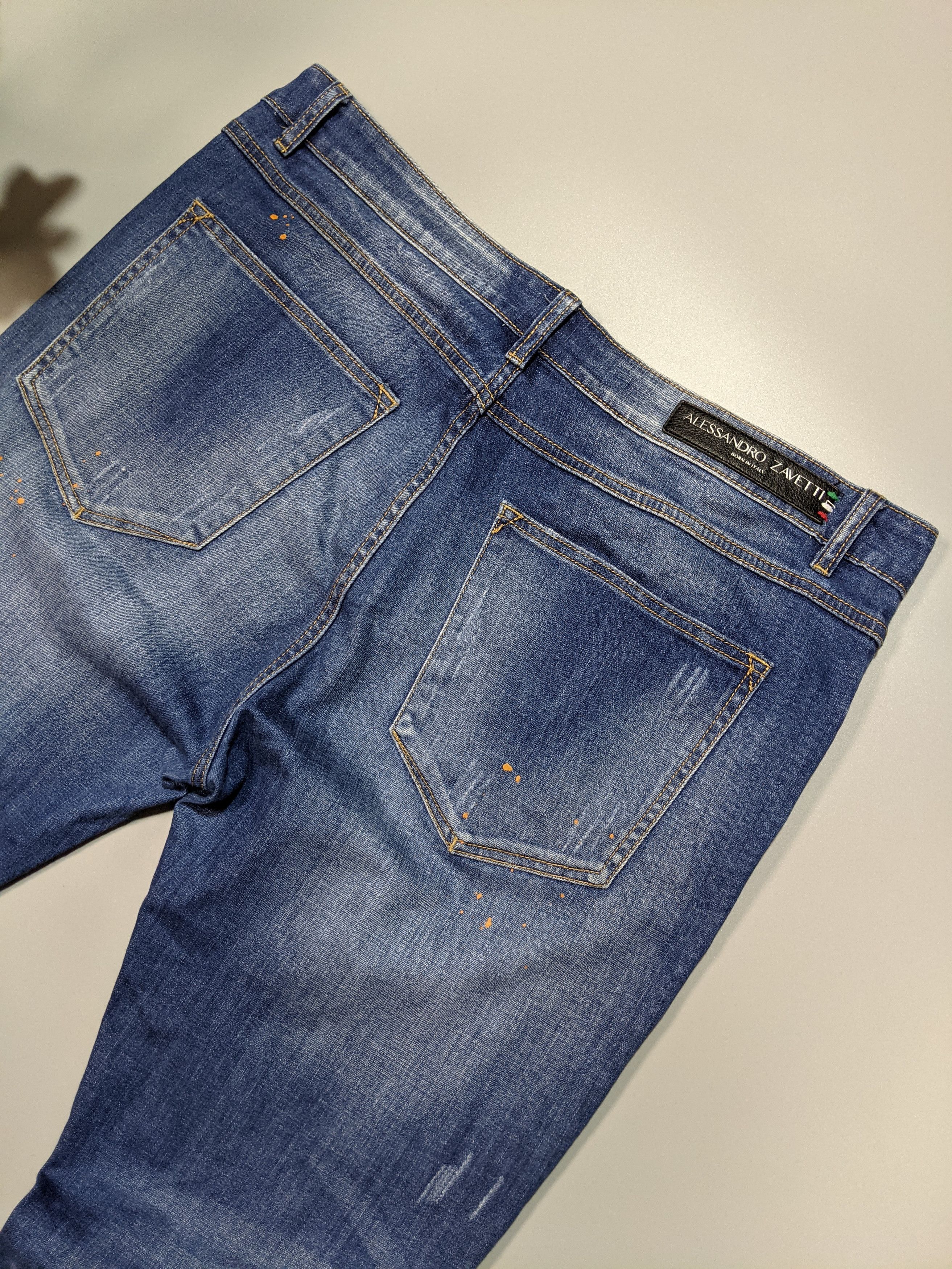 Japanese Brand ALESSANDRO ZAVETTI JEANS Men's Size W36 L32 Size US 36 / EU 52 - 6 Thumbnail