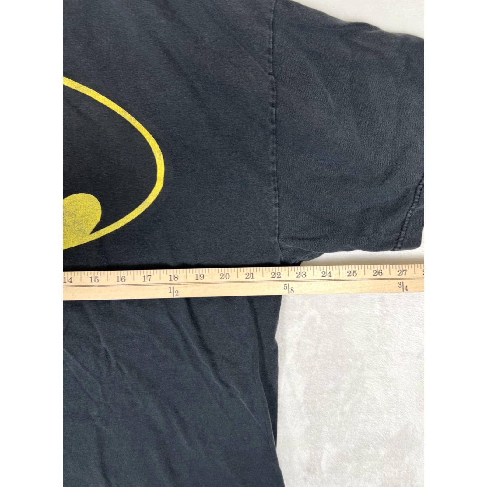 Logo 7 VINTAGE DC Comics Batman T-Shirt XL Black OG Logo Mens 90s Batman Logo Short Sleeve Crew Neck Cotton Knit Regular Size US XL / EU 56 / 4 - 7 Thumbnail