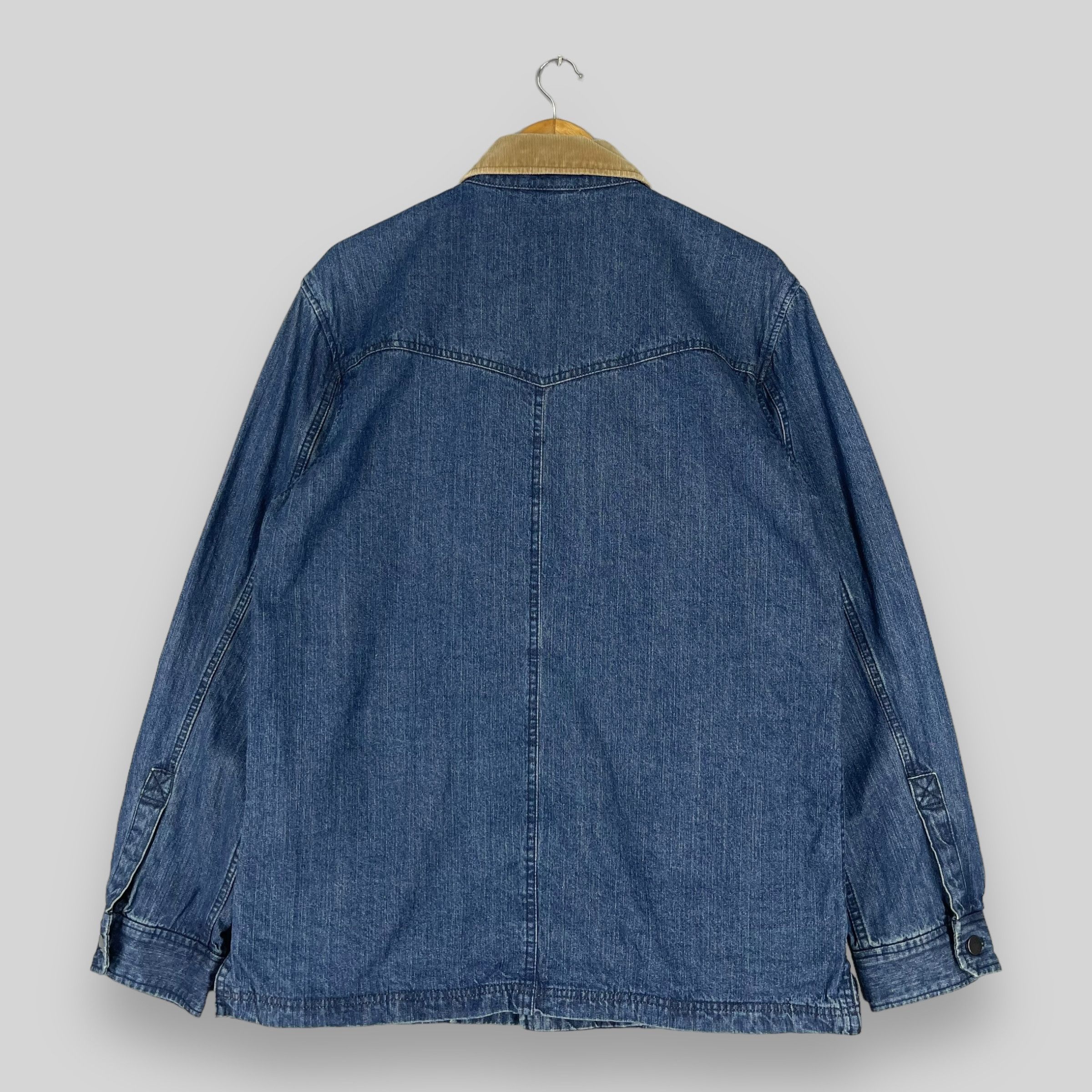 Japanese Brand Vintage Barn Field Workwear Denim Zipper Jacket Size US M / EU 48-50 / 2 - 7 Thumbnail