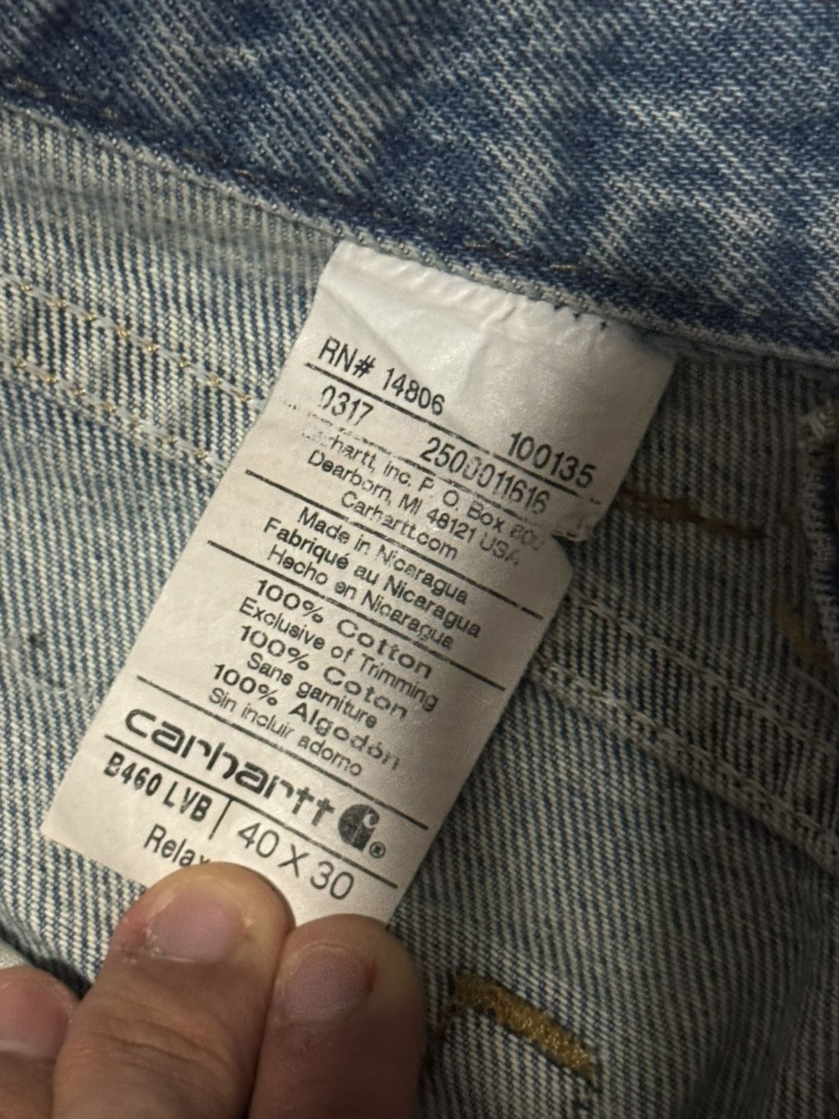 Carhartt Carhartt Denim Size US 30 / EU 46 - 3 Thumbnail
