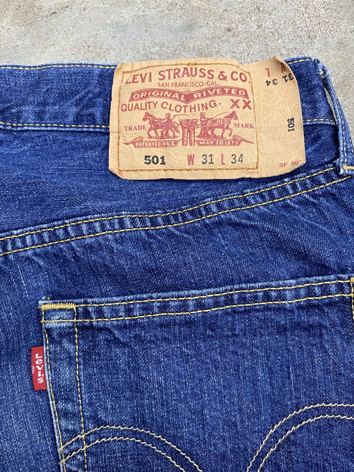 Jean × Levi's Made & Crafted × Levi's Vintage Clothing vintage levis 501 usa blue jeans Size US 29 - 4 Thumbnail
