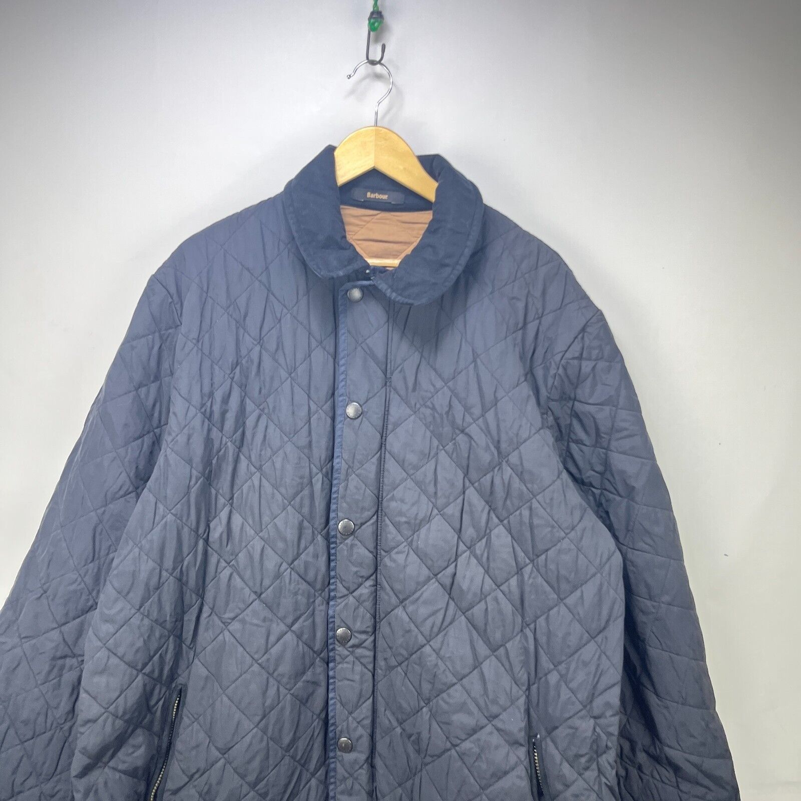 Barbour × Vintage Vintage Barbour D34 Milano Fine Cotton Quilt Jacket Mens 2XL Size US XXL / EU 58 / 5 - 2 Thumbnail