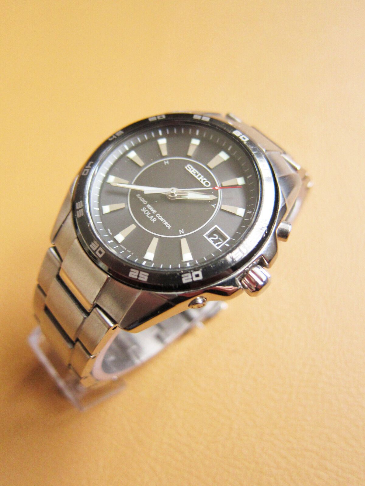 Seiko SEIKO 7B42-0AH0 Solar RadioWave Control Titanium Men's Watch Size ONE SIZE - 3 Thumbnail