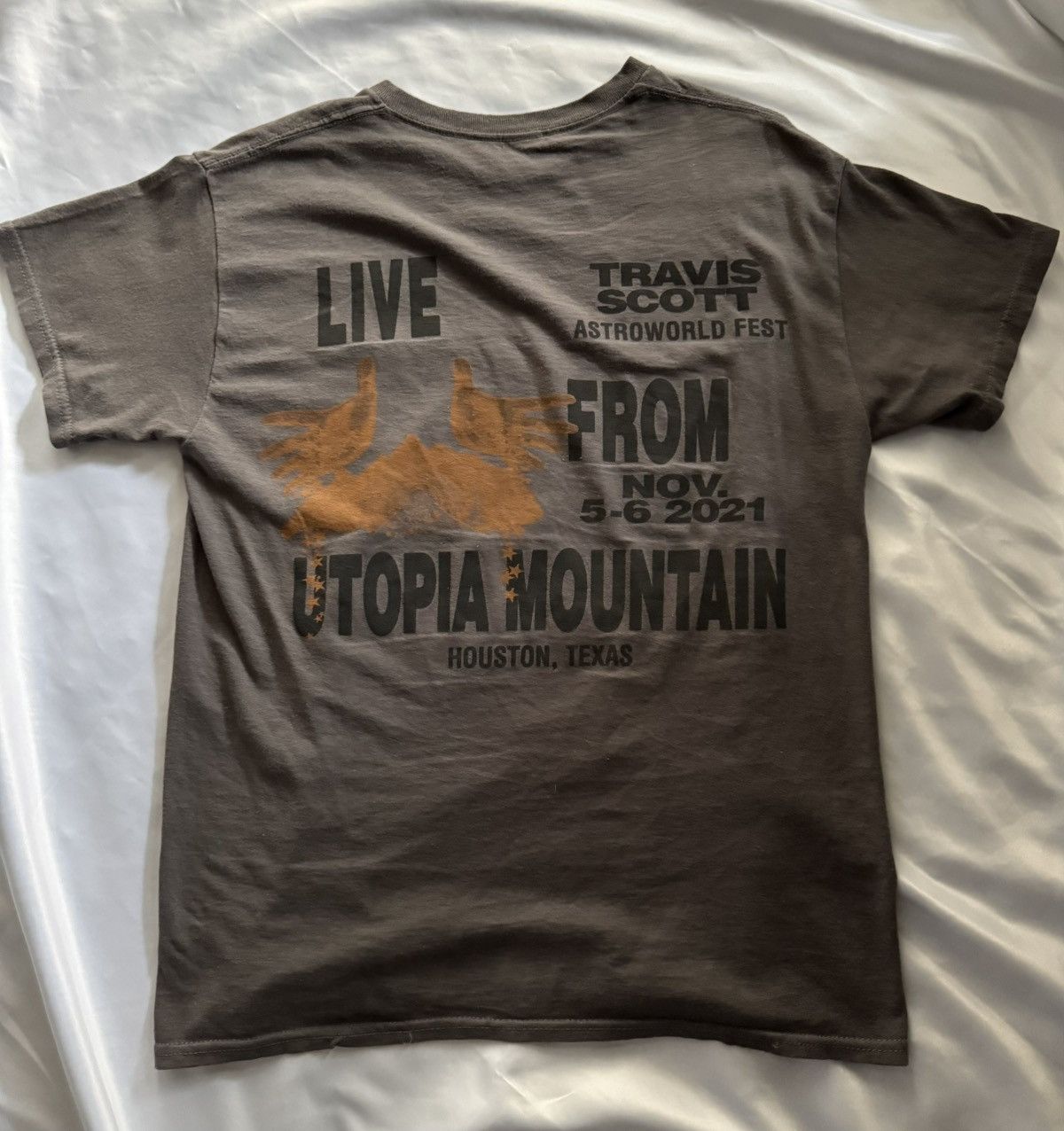 Travis Scott Cactus jack by Travis Scott flower portal tee grey Size S / US 4 / IT 40 - 2 Thumbnail