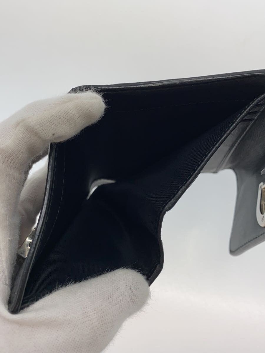 Dior Dior Leather Bi-Fold Wallet Black Size ONE SIZE - 6 Thumbnail