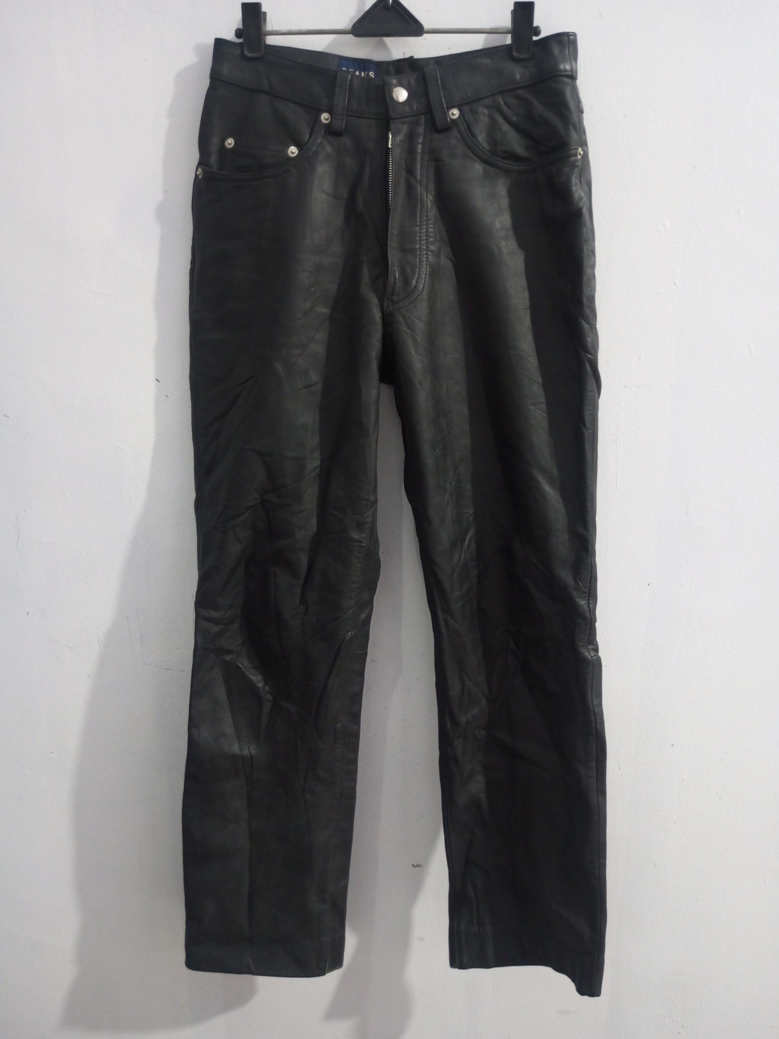 Beams Japan Vintage Beams Leather pants Size US 28 / EU 44 - 2 Thumbnail