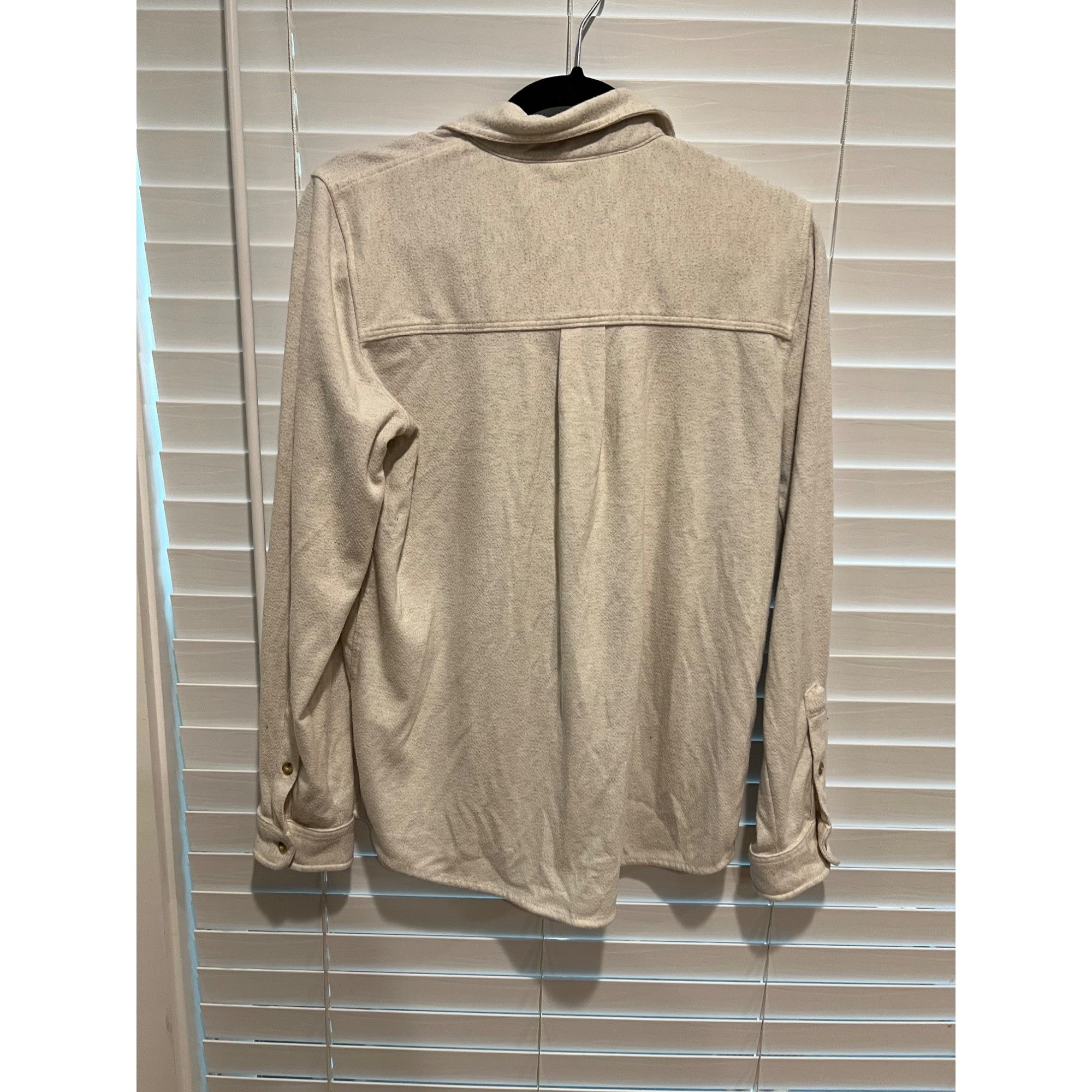 Faherty Faherty Womens Long Sleeve Button Up Shirt - Size M Size M / US 6-8 / IT 42-44 - 4 Thumbnail