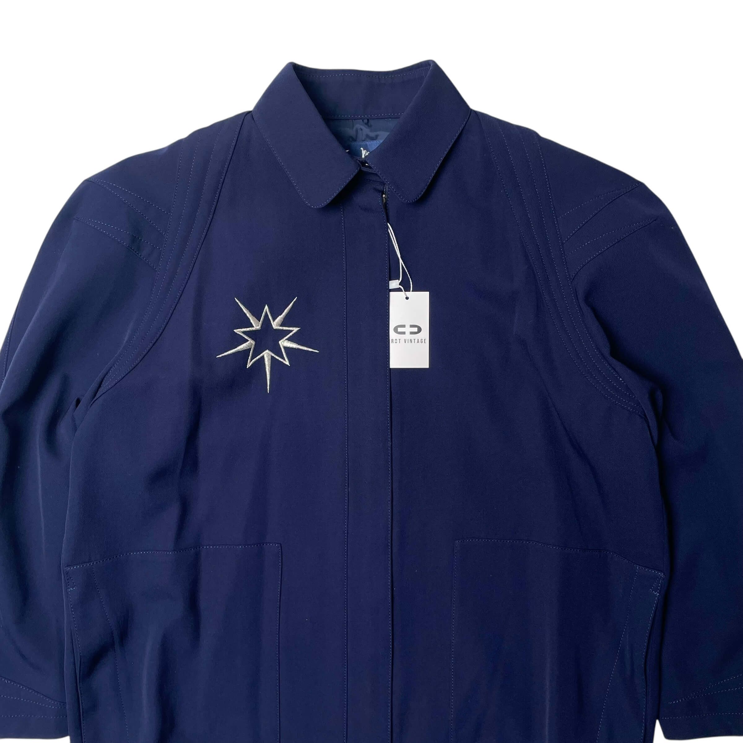 Thierry Mugler 90's thierry mugler star needlework power shoulder jk Size XL / US 12-14 / IT 48-50 - 2 Thumbnail