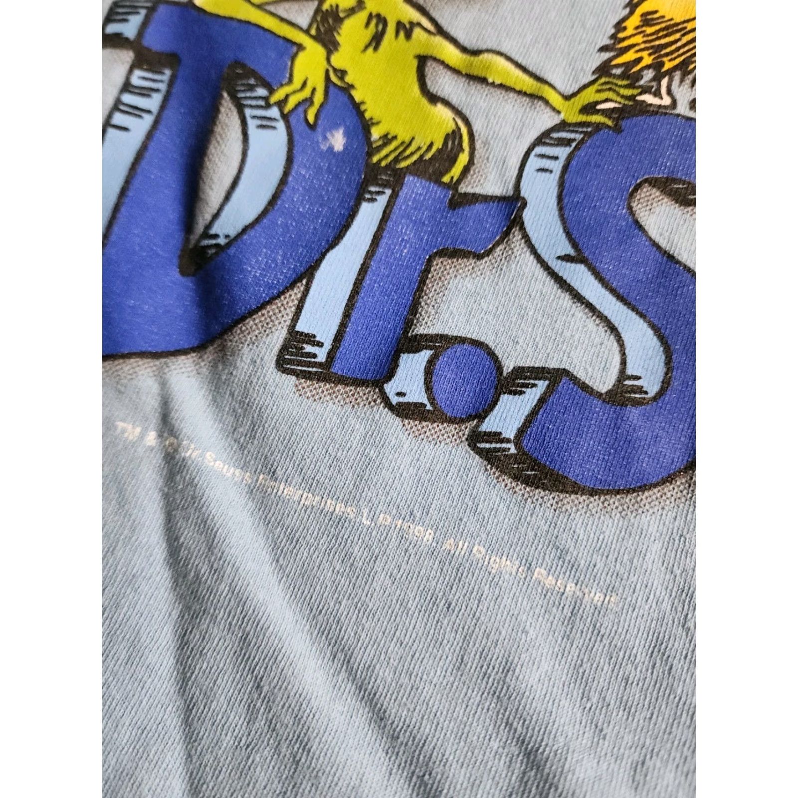 Vintage VINTAGE 90s Dr Seuss T Shirt Mens L Blue USA Graphic Print Stitch Logo Short Sleeve Crew Neck 100% Cotton Regular Official Size US L / EU 52-54 / 3 - 4 Thumbnail