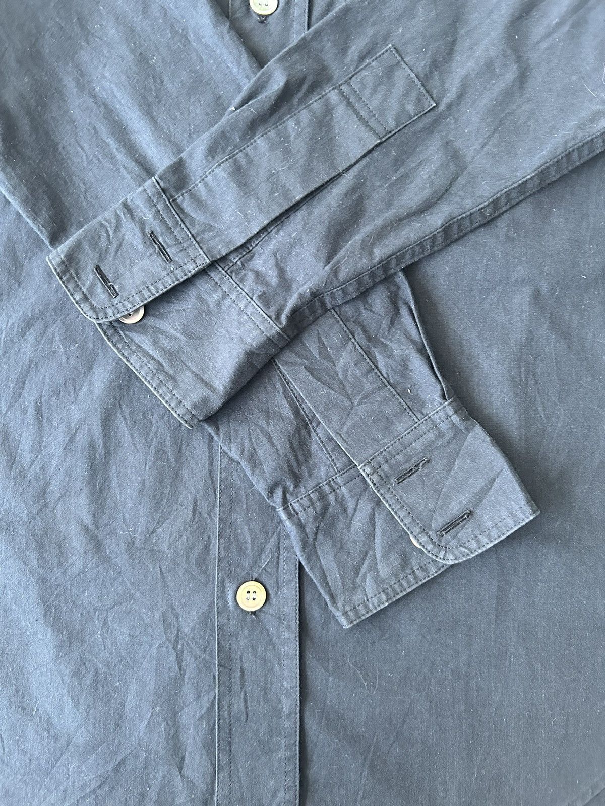 Y's × Yohji Yamamoto YOHJI YAMAMOTO POUR HOMME BUTTON UPS SHIRT Size US S / EU 44-46 / 1 - 3 Thumbnail