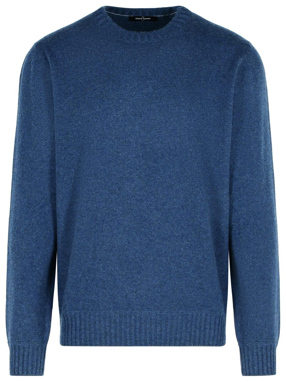 Gran Sasso GRAN SASSO Blue Cashmere Sweater Size US XXL / EU 58 / 5 - 1 Thumbnail