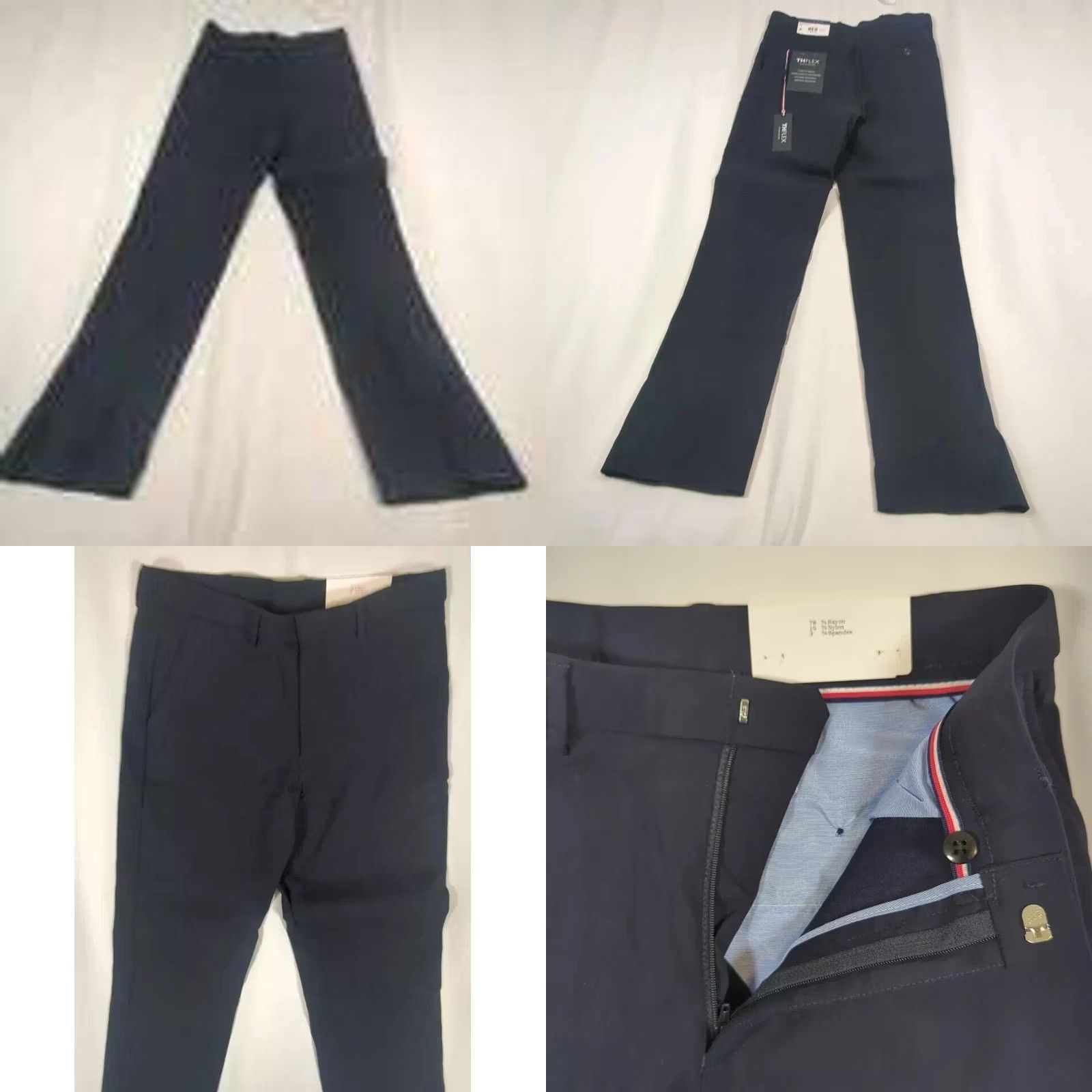 Tommy Hilfiger Tommy Hilfiger Men Navy Blue Chino Performance Straight Pant 32x33 THFLEX Size US 32 / EU 48 - 8 Thumbnail