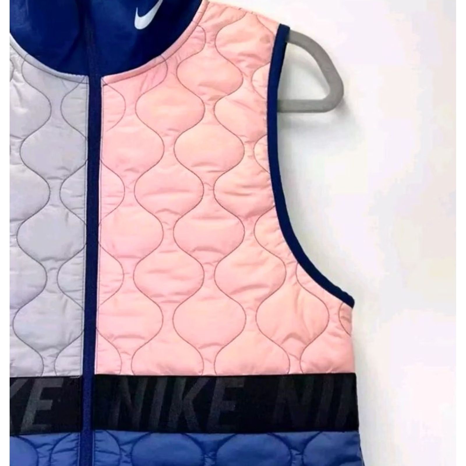 Nike Nike AeroLayer Lightweight Quilted Running Vest M Women's Blue Puffer Sleeveless Zip Nike Shirt Size M / US 6-8 / IT 42-44 - 6 Thumbnail