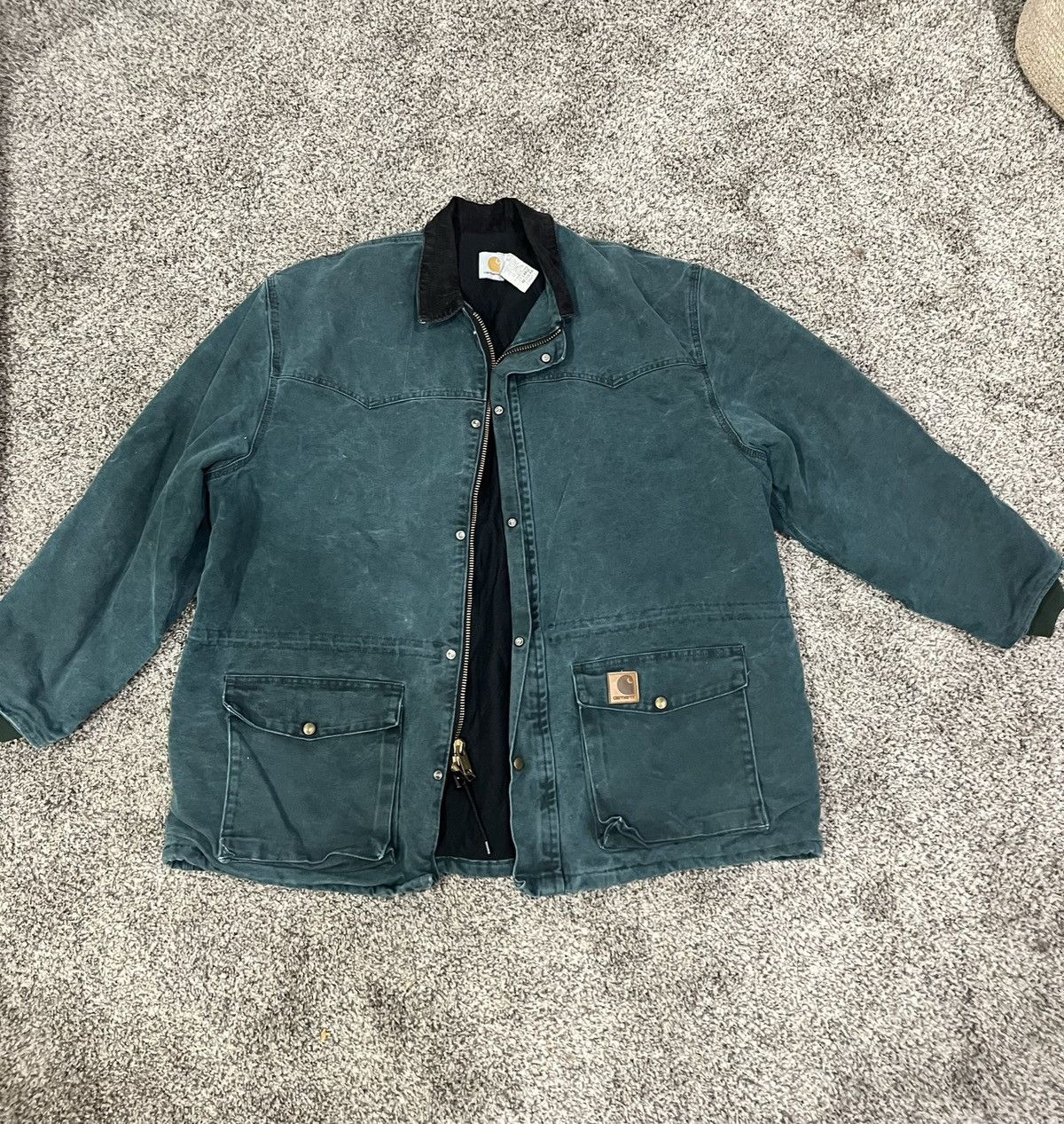 Carhartt × Vintage 80’s-90’s Vintage Carhartt Barn Jacket Size US XXL / EU 58 / 5 - 2 Thumbnail