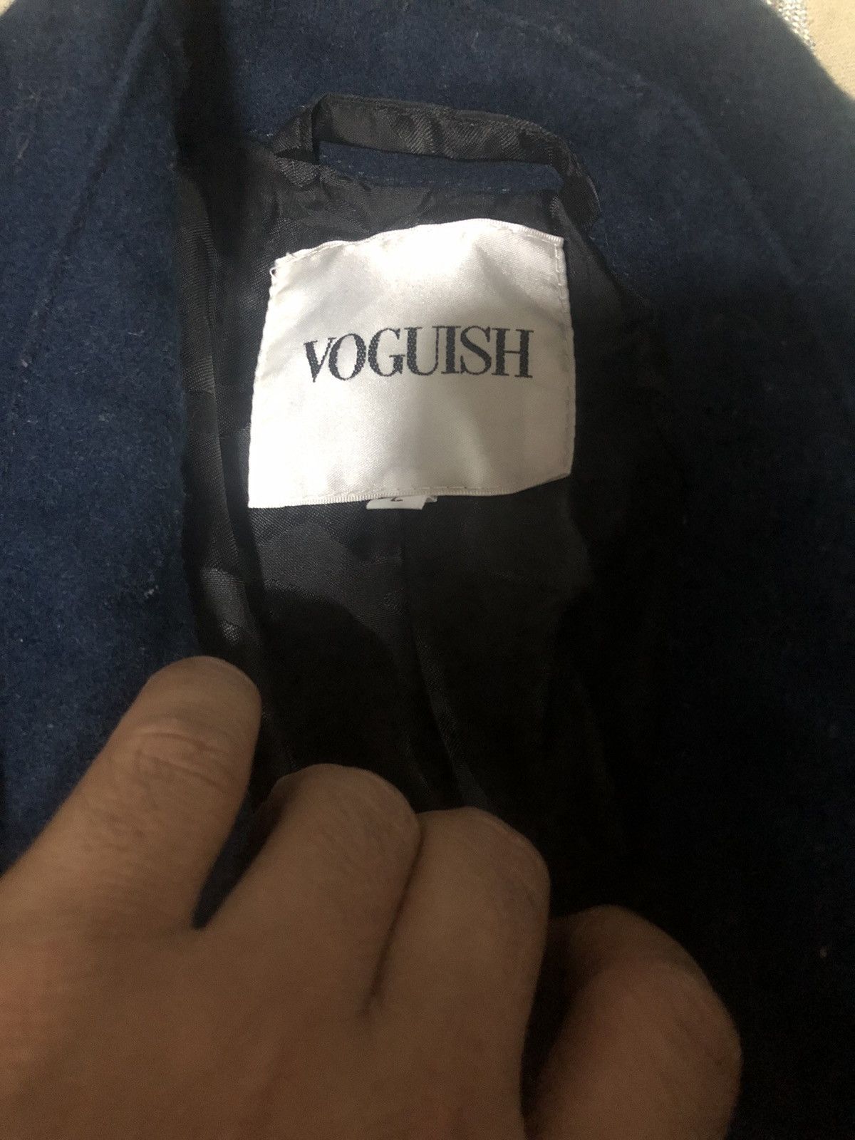 Japanese Brand Voguish Double Collared Wool Blend Biker Punk Rock Jacket Size US S / EU 44-46 / 1 - 3 Thumbnail