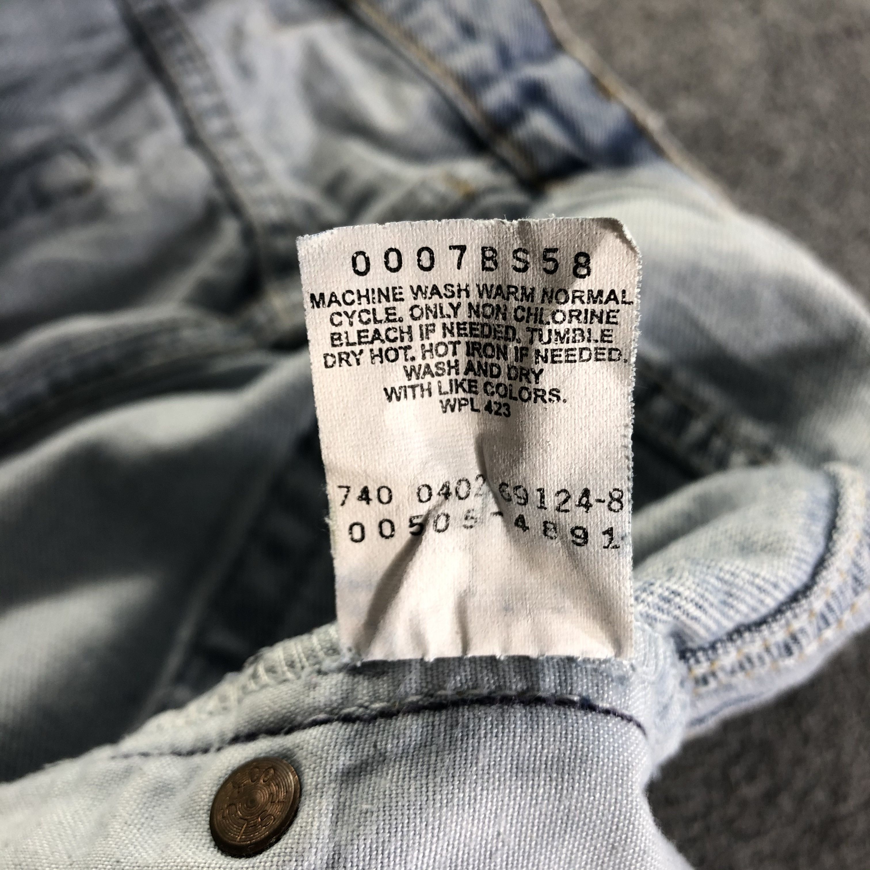 Levi's Vintage Light Wash Levis 505 Jeans-J3294 Size US 33 - 12 Thumbnail