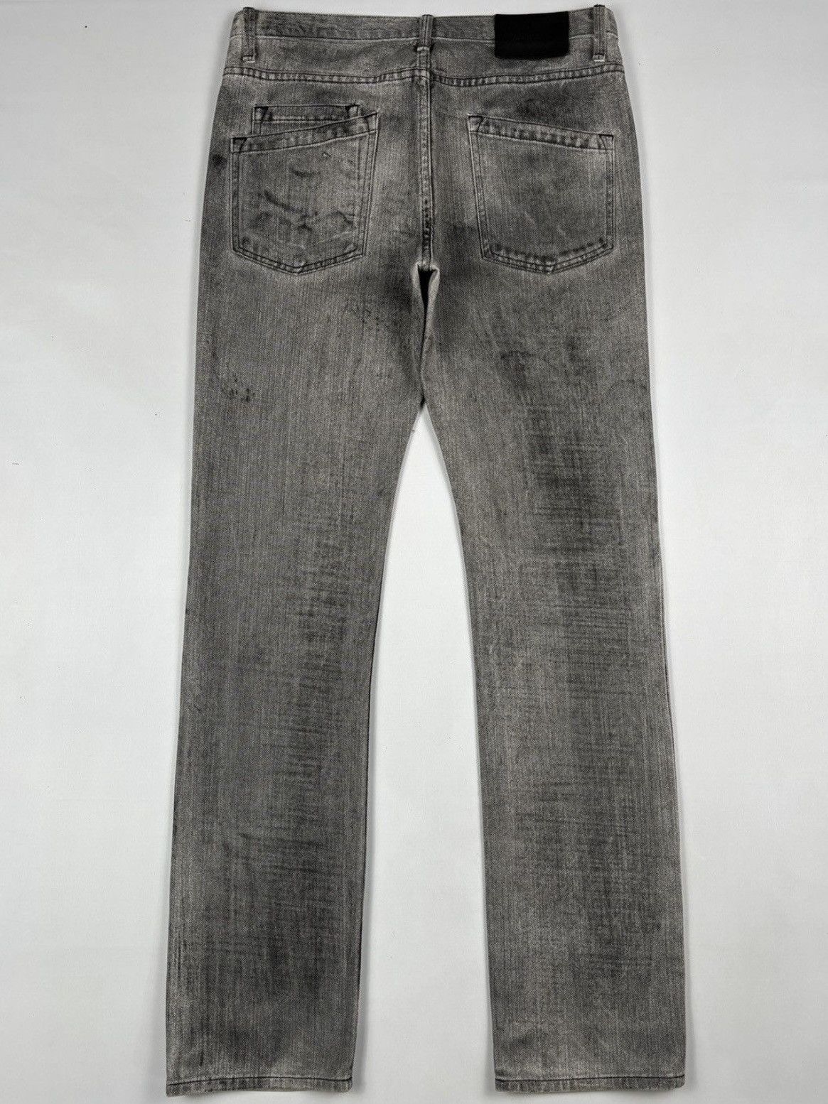 Helmut Lang S/S 2003 Washed Denim Jeans Size US 32 / EU 48 - 2 Thumbnail